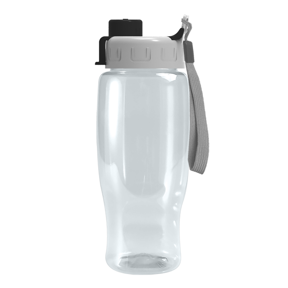 Custom logo Poly+ Recycled Bottle with Quick-Snap Lid - 27 oz.