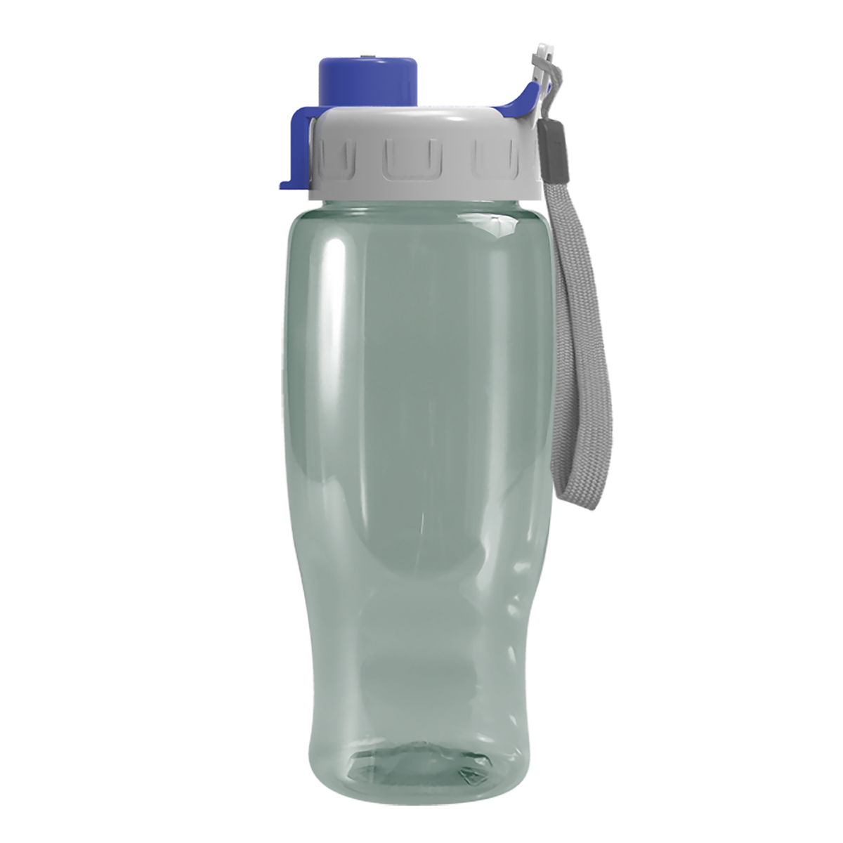 Custom logo Poly+ Recycled Bottle with Quick-Snap Lid - 27 oz.