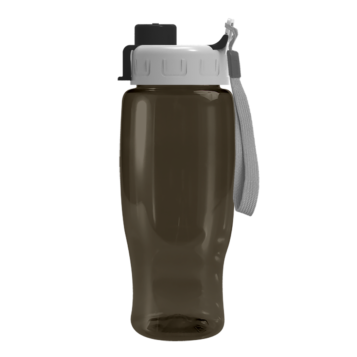 Custom logo Poly+ Recycled Bottle with Quick-Snap Lid - 27 oz.