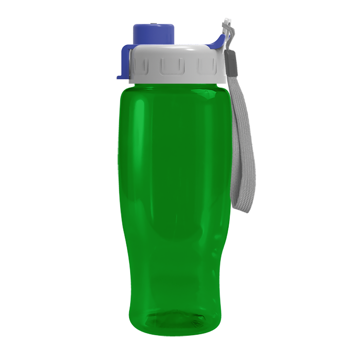 Custom logo Poly+ Recycled Bottle with Quick-Snap Lid - 27 oz.