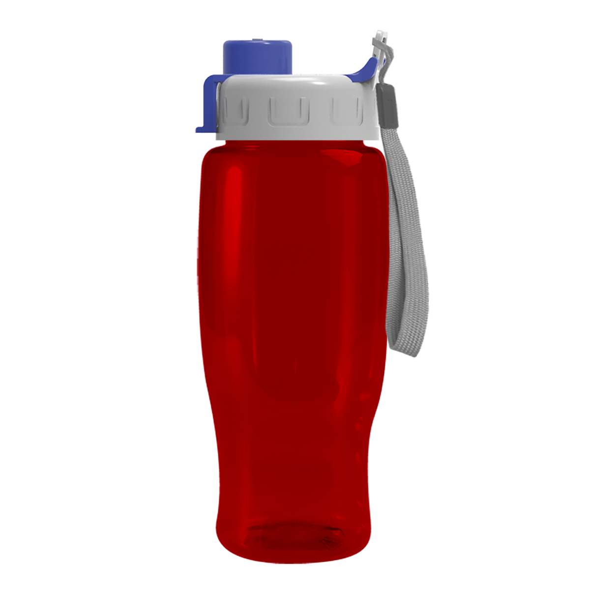 Custom logo Poly+ Recycled Bottle with Quick-Snap Lid - 27 oz.