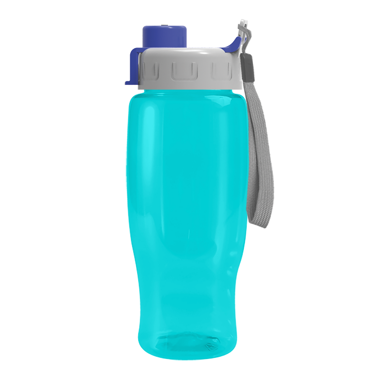 Custom logo Poly+ Recycled Bottle with Quick-Snap Lid - 27 oz.