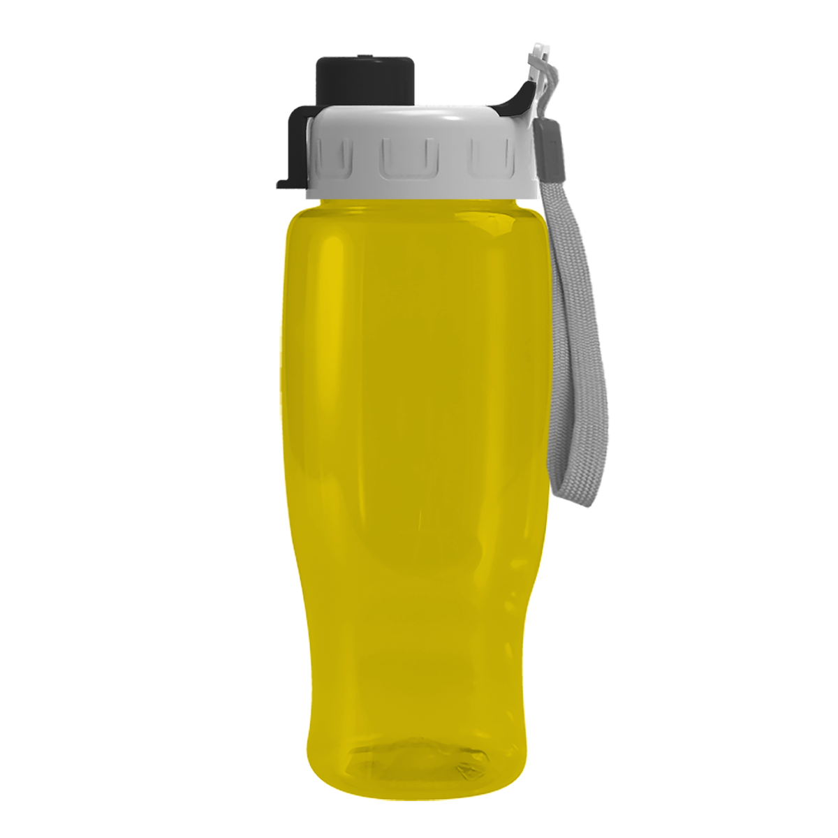 Custom logo Poly+ Recycled Bottle with Quick-Snap Lid - 27 oz.