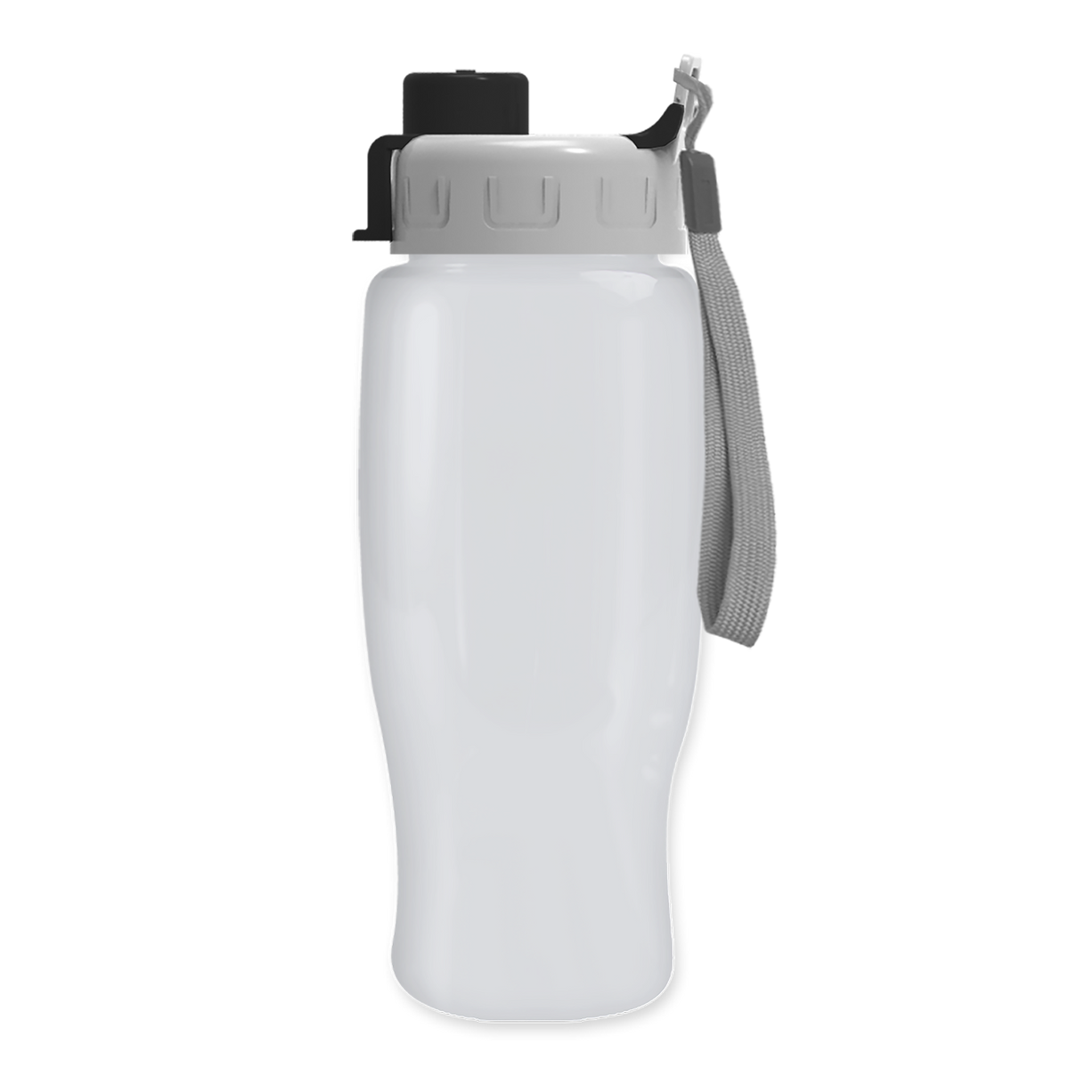 Custom logo Poly+ Recycled Bottle with Quick-Snap Lid - 27 oz.