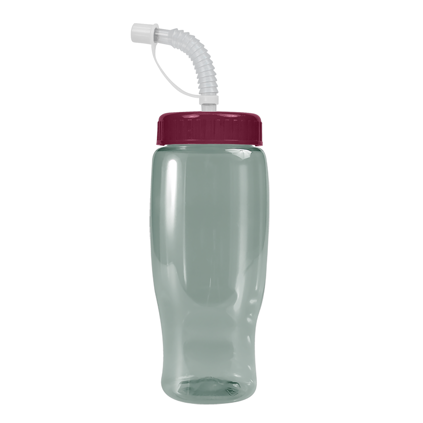 Poly+ Recycled Bottle with Straw Lid - 27 oz.