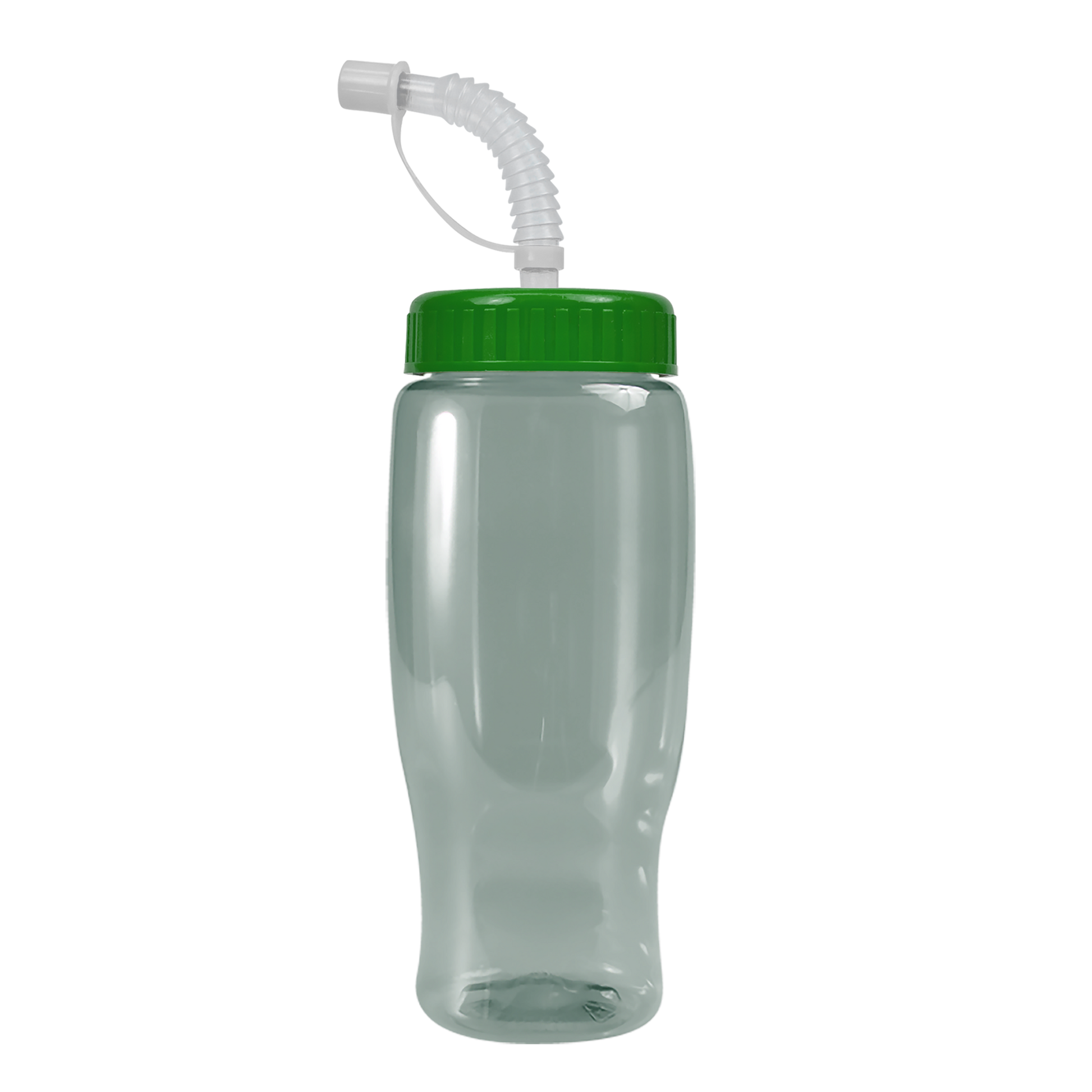 Poly+ Recycled Bottle with Straw Lid - 27 oz.