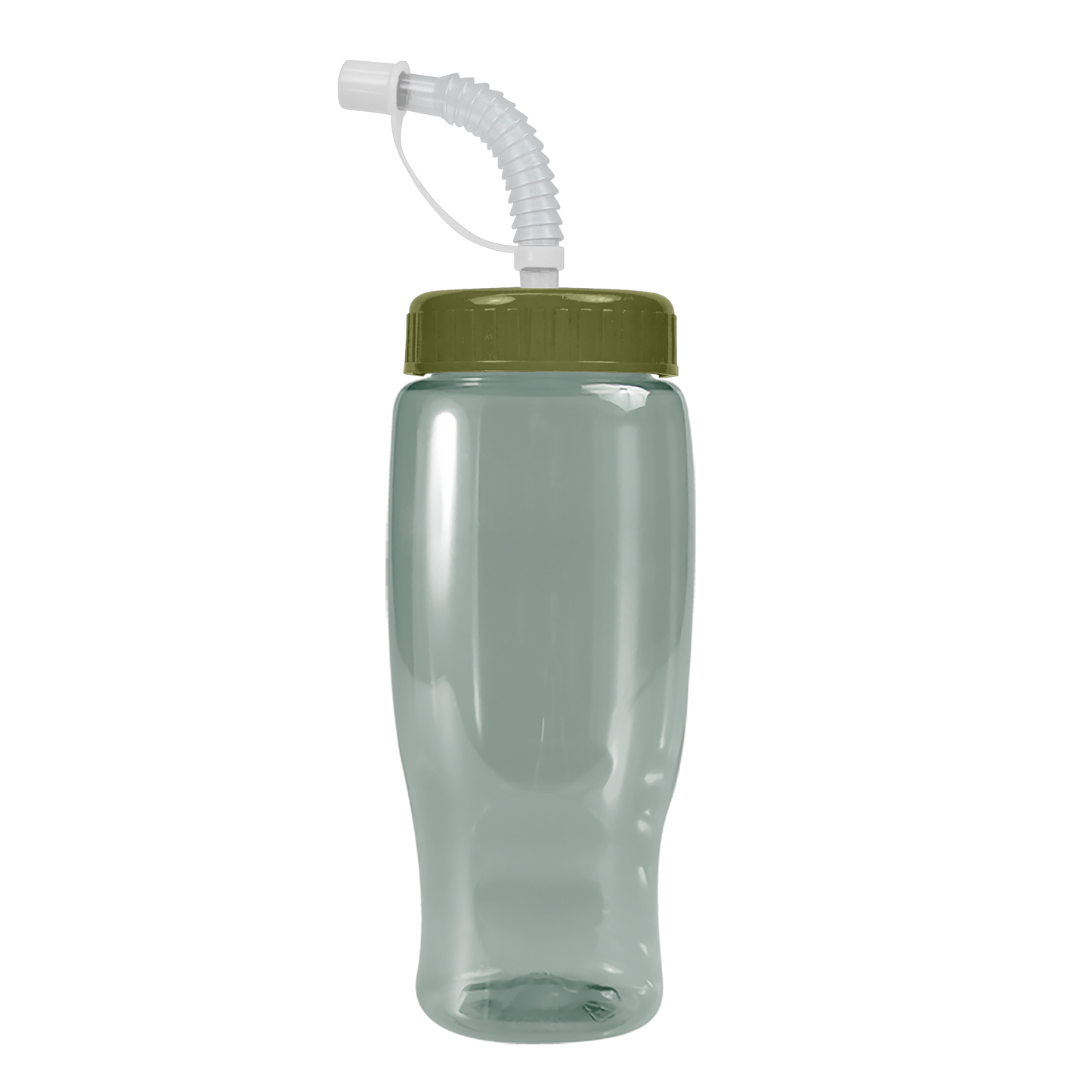 Poly+ Recycled Bottle with Straw Lid - 27 oz.