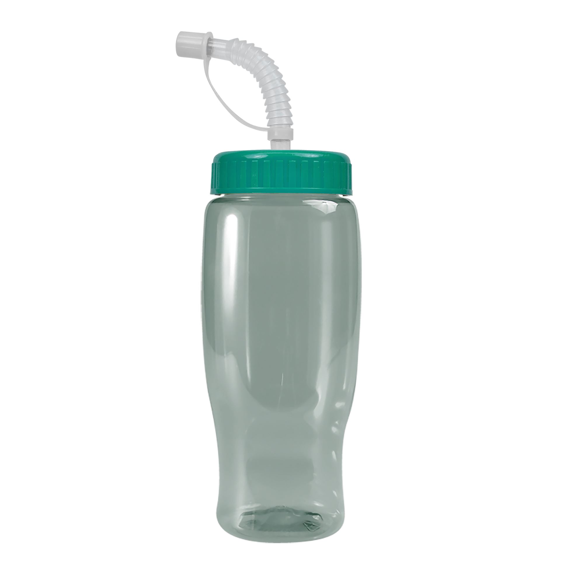 Poly+ Recycled Bottle with Straw Lid - 27 oz.