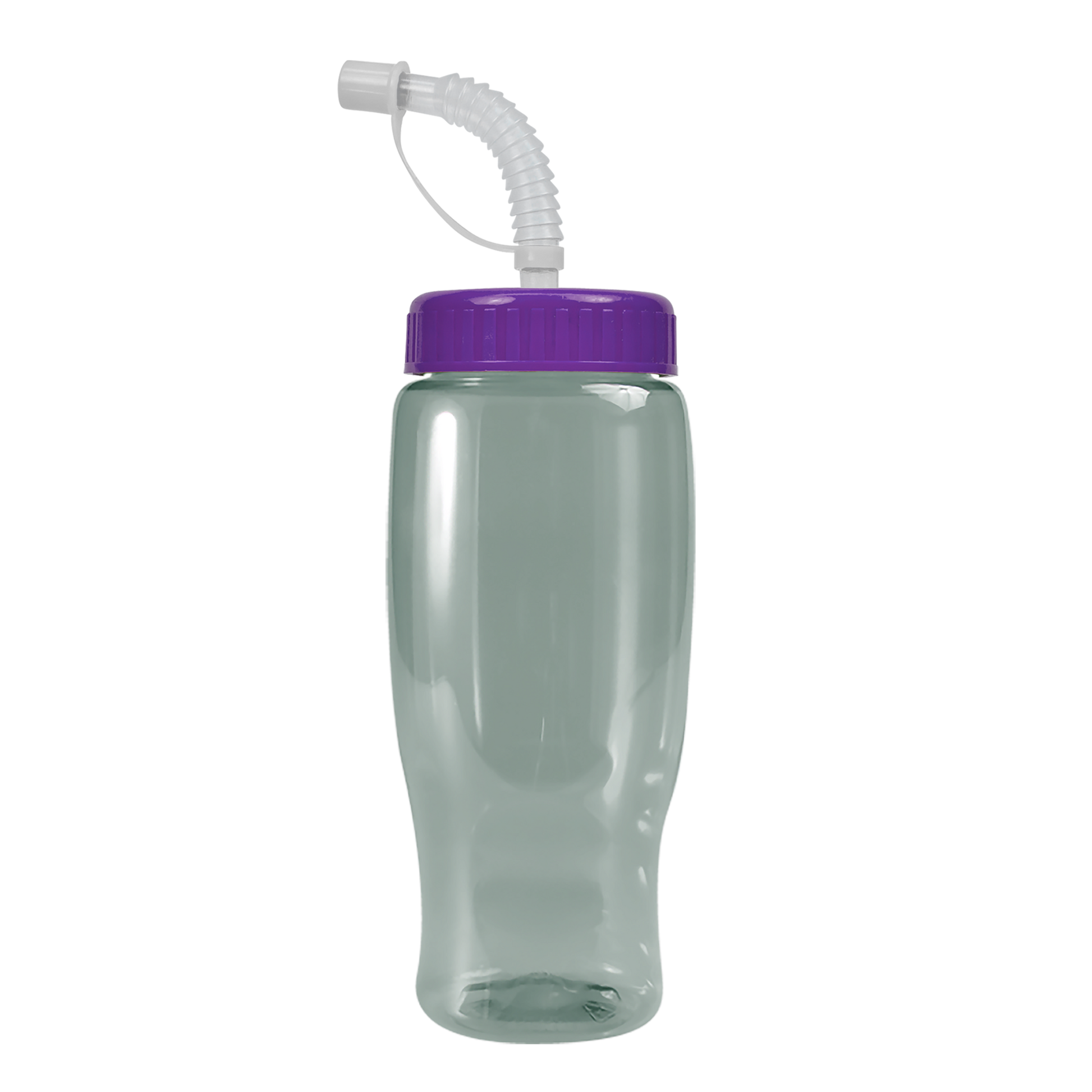 Poly+ Recycled Bottle with Straw Lid - 27 oz.