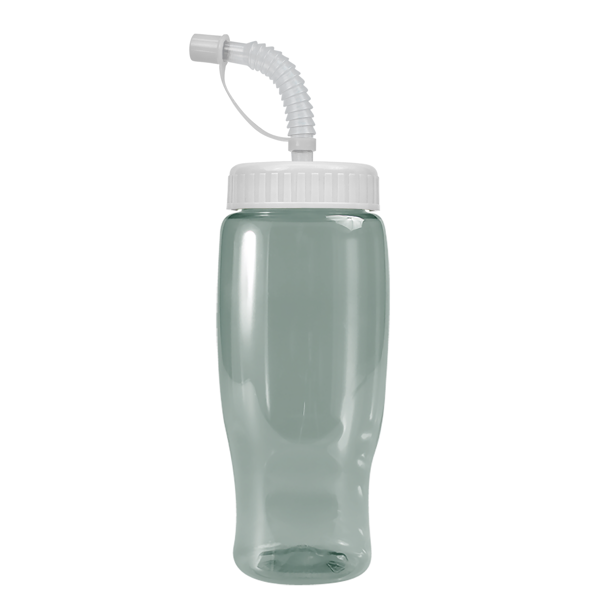 Poly+ Recycled Bottle with Straw Lid - 27 oz.