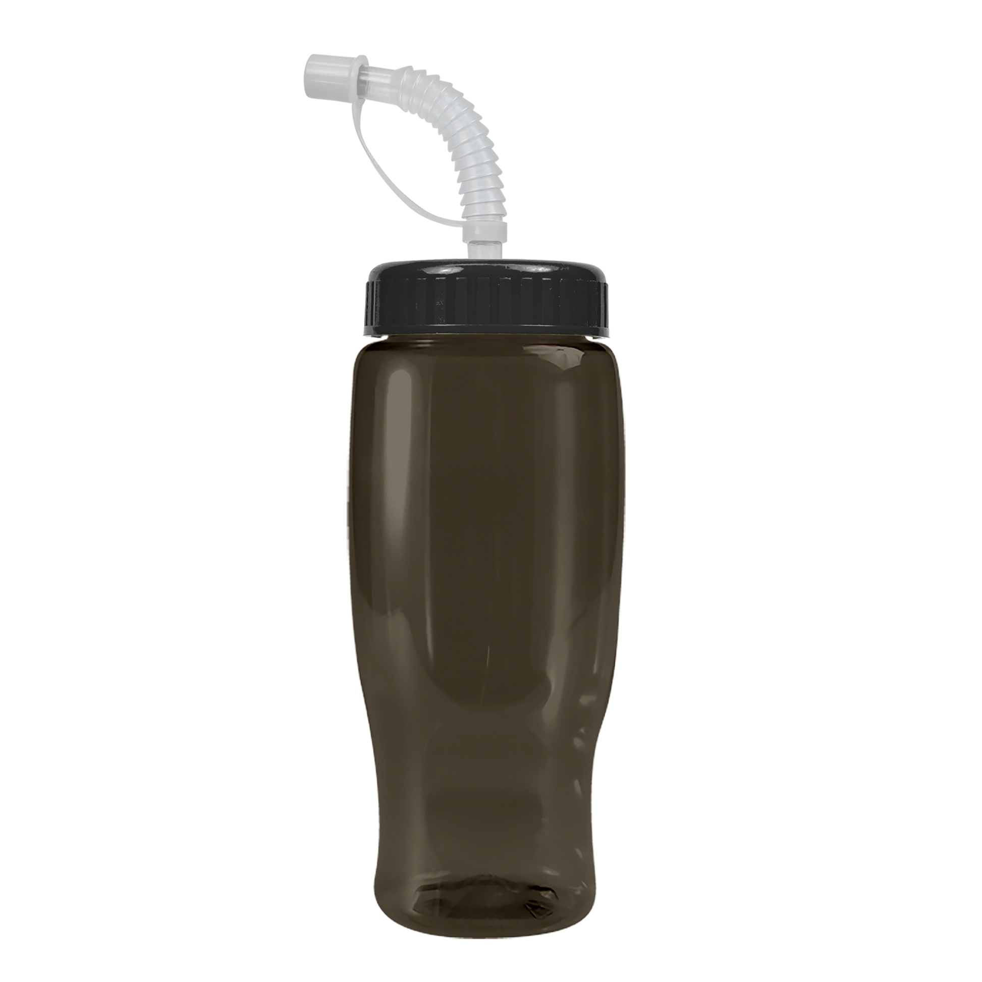 Poly+ Recycled Bottle with Straw Lid - 27 oz.