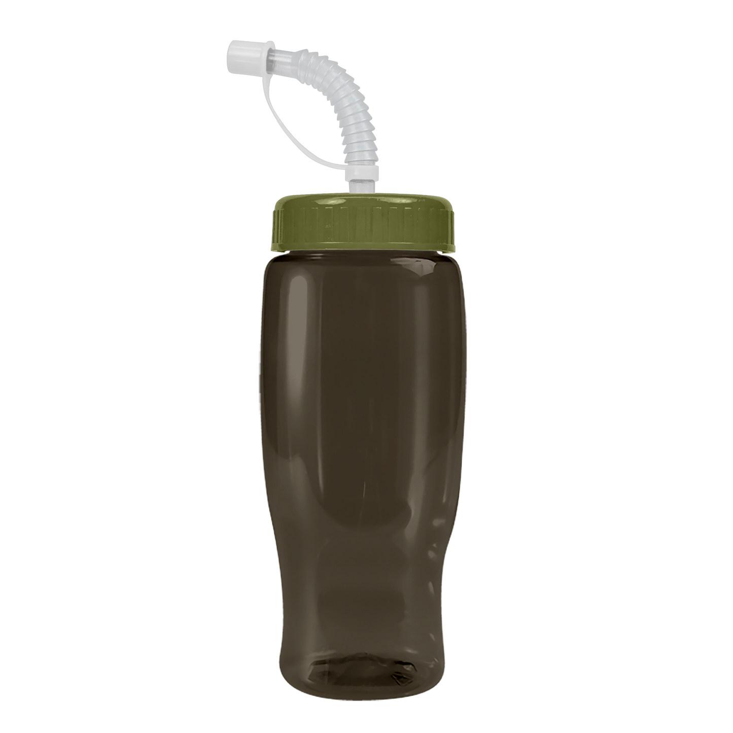 Poly+ Recycled Bottle with Straw Lid - 27 oz.