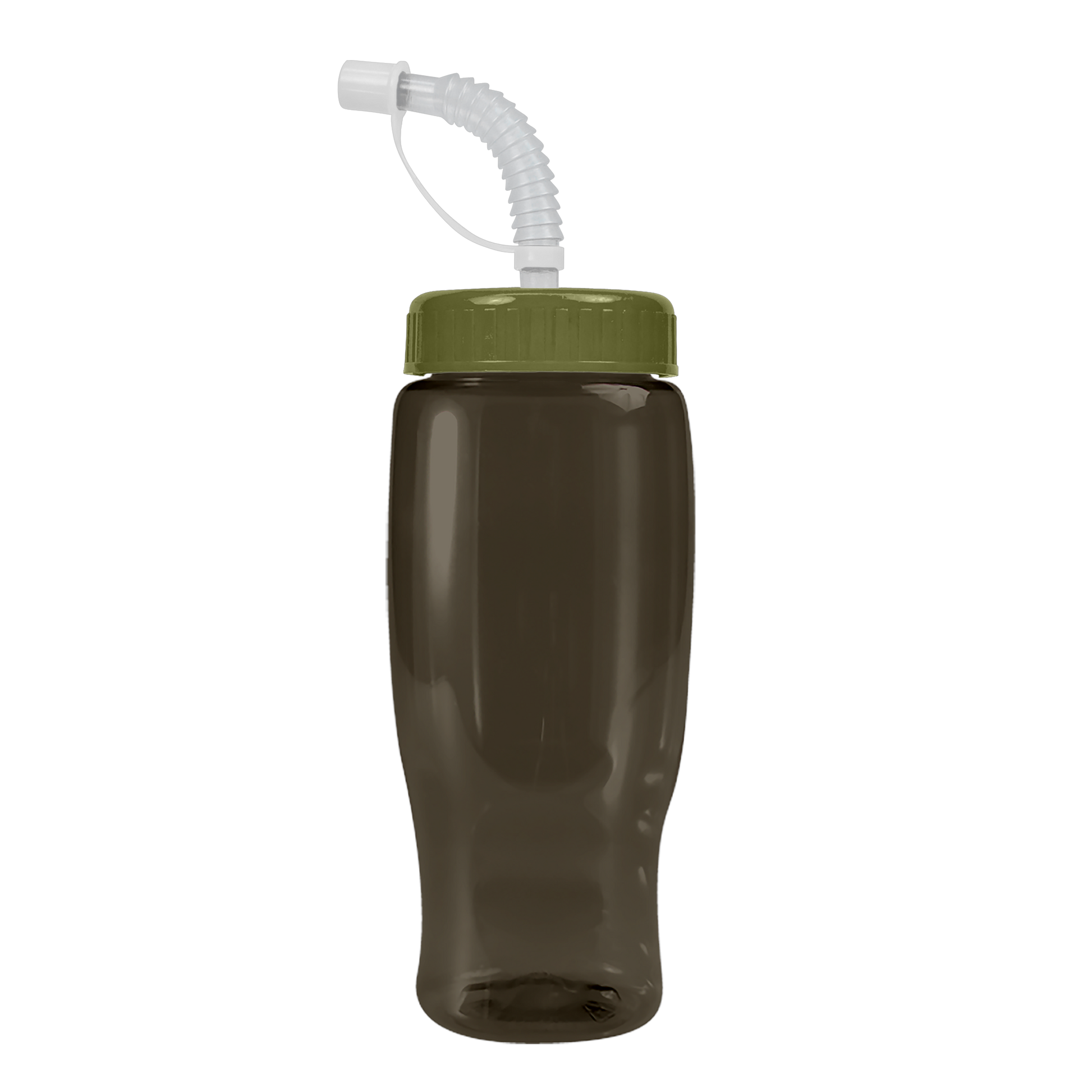 Poly+ Recycled Bottle with Straw Lid - 27 oz.