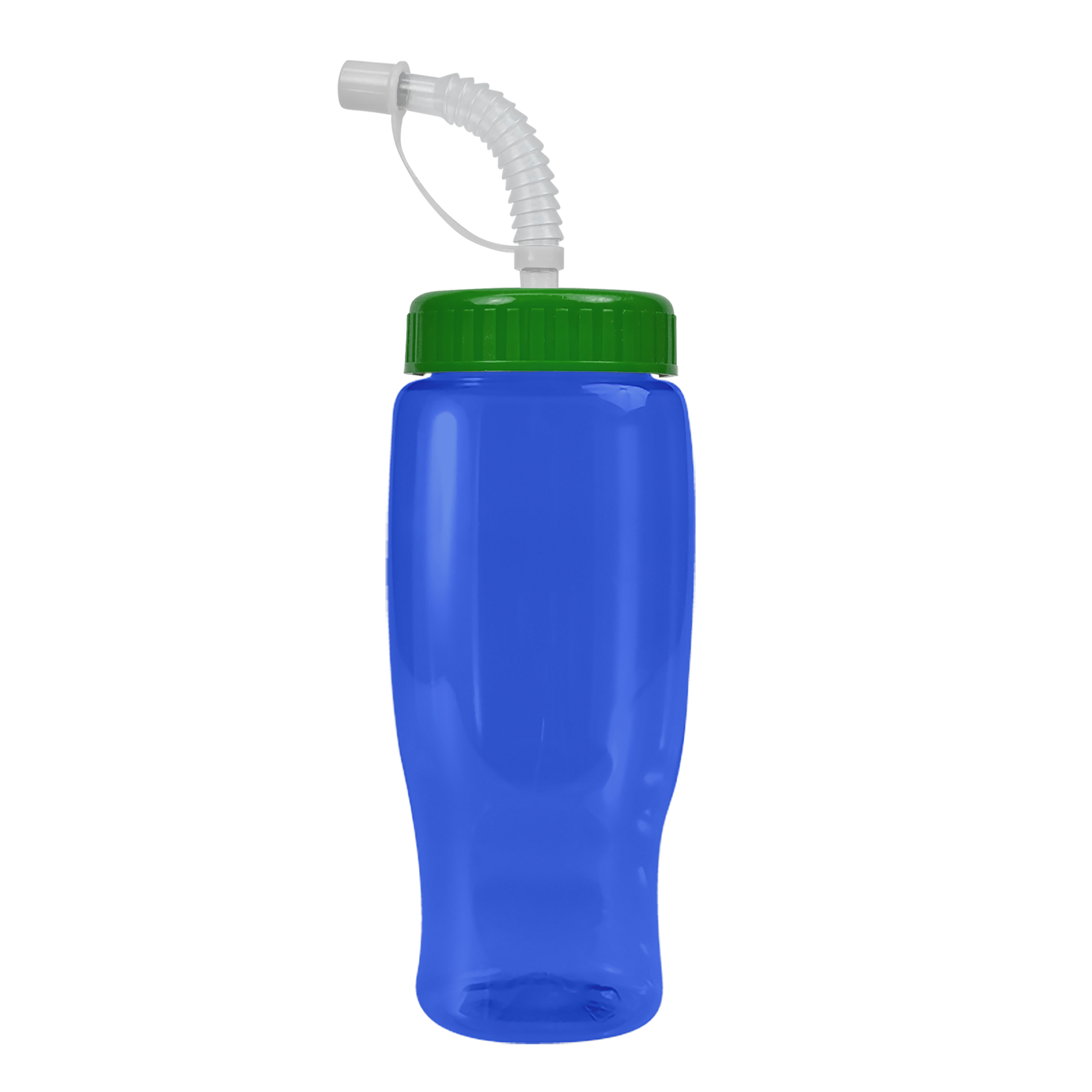 Poly+ Recycled Bottle with Straw Lid - 27 oz.