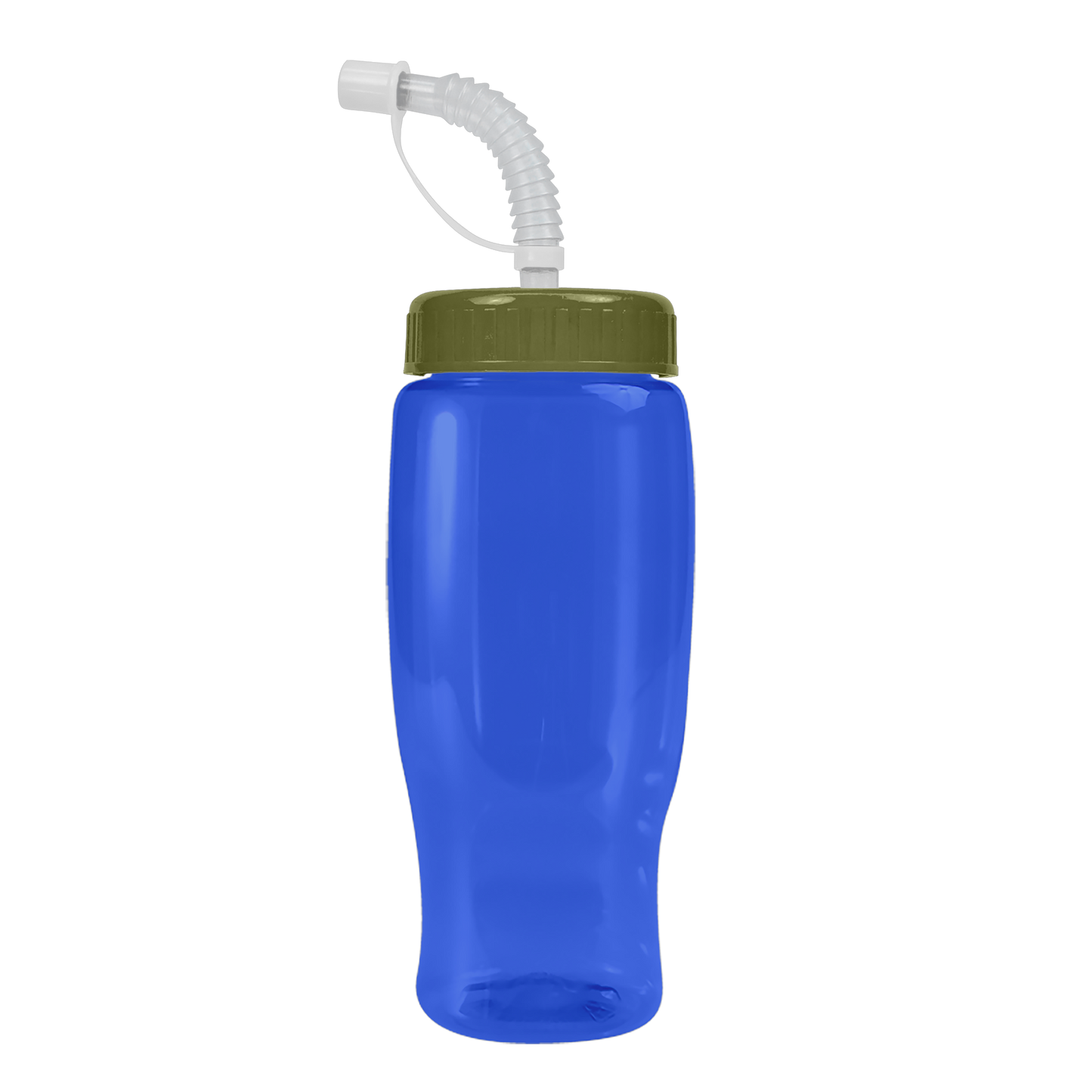 Poly+ Recycled Bottle with Straw Lid - 27 oz.