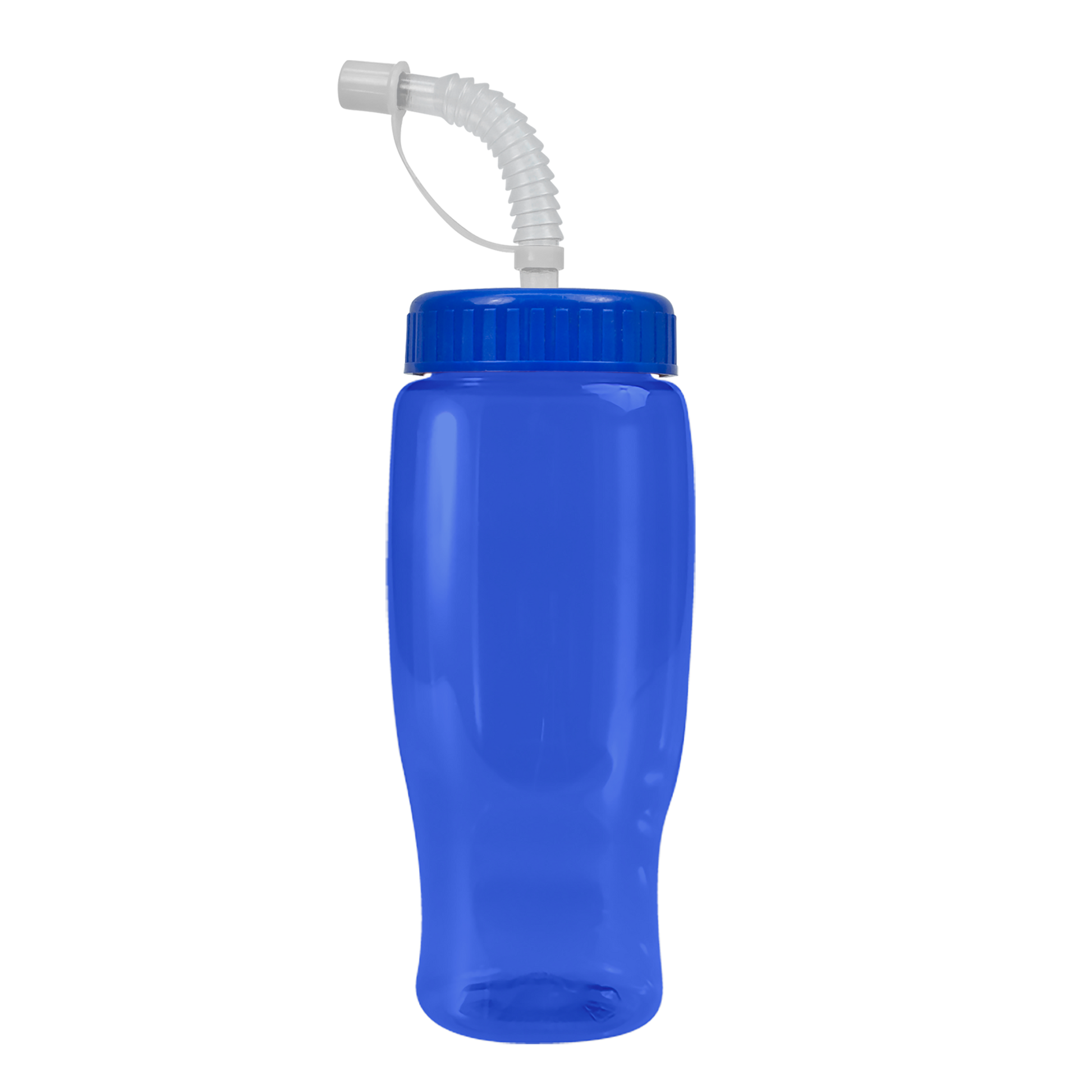 Poly+ Recycled Bottle with Straw Lid - 27 oz.
