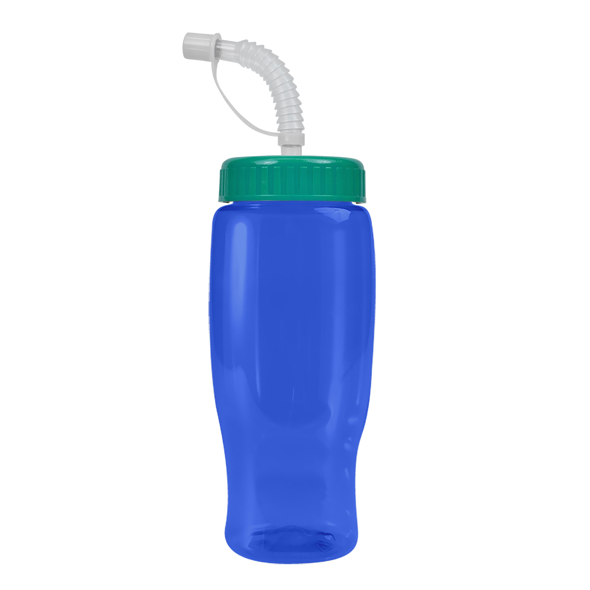 Poly+ Recycled Bottle with Straw Lid - 27 oz.