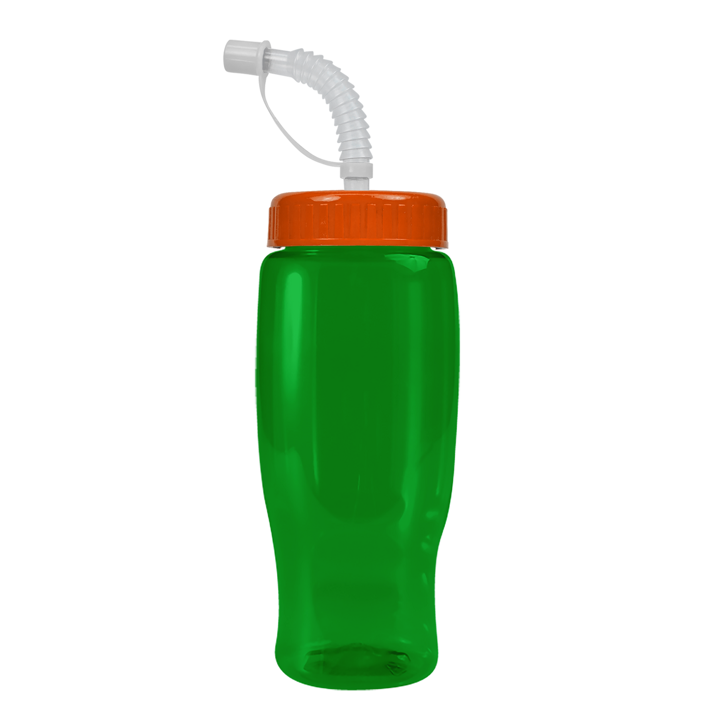 Poly+ Recycled Bottle with Straw Lid - 27 oz.