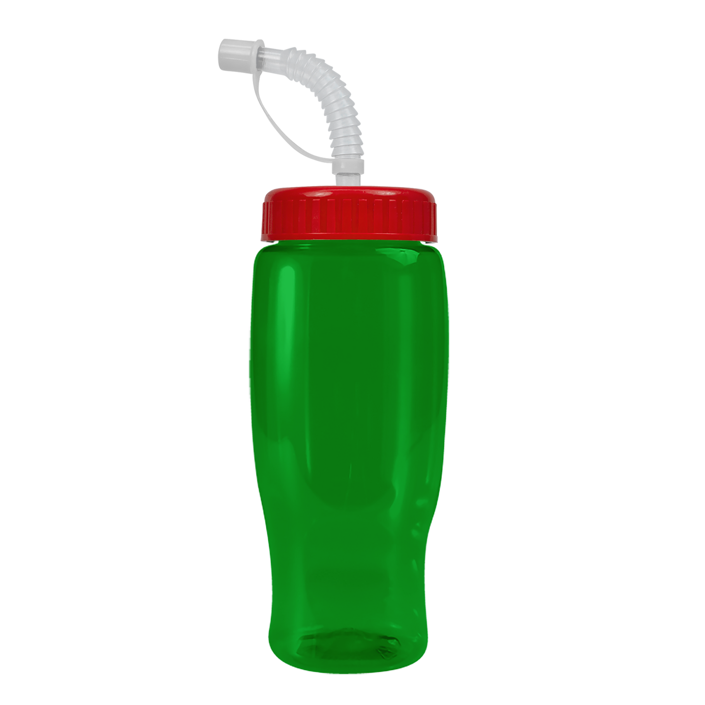 Poly+ Recycled Bottle with Straw Lid - 27 oz.