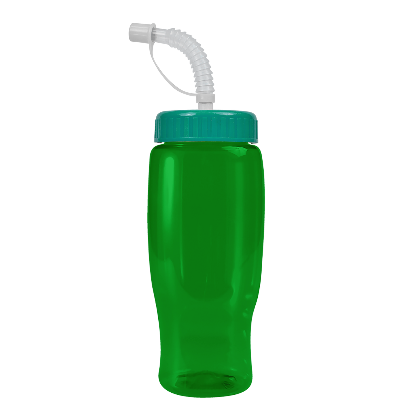 Poly+ Recycled Bottle with Straw Lid - 27 oz.