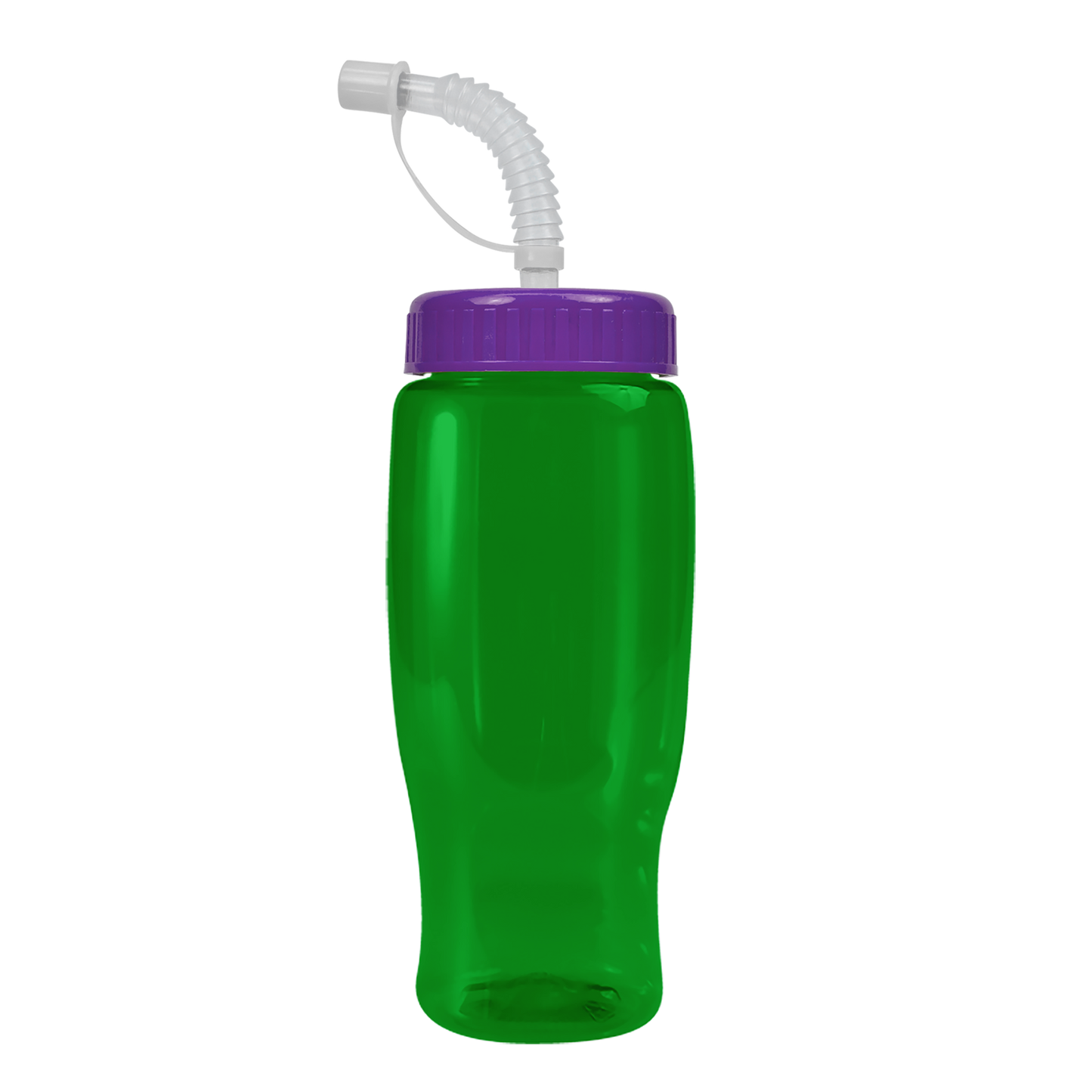 Poly+ Recycled Bottle with Straw Lid - 27 oz.