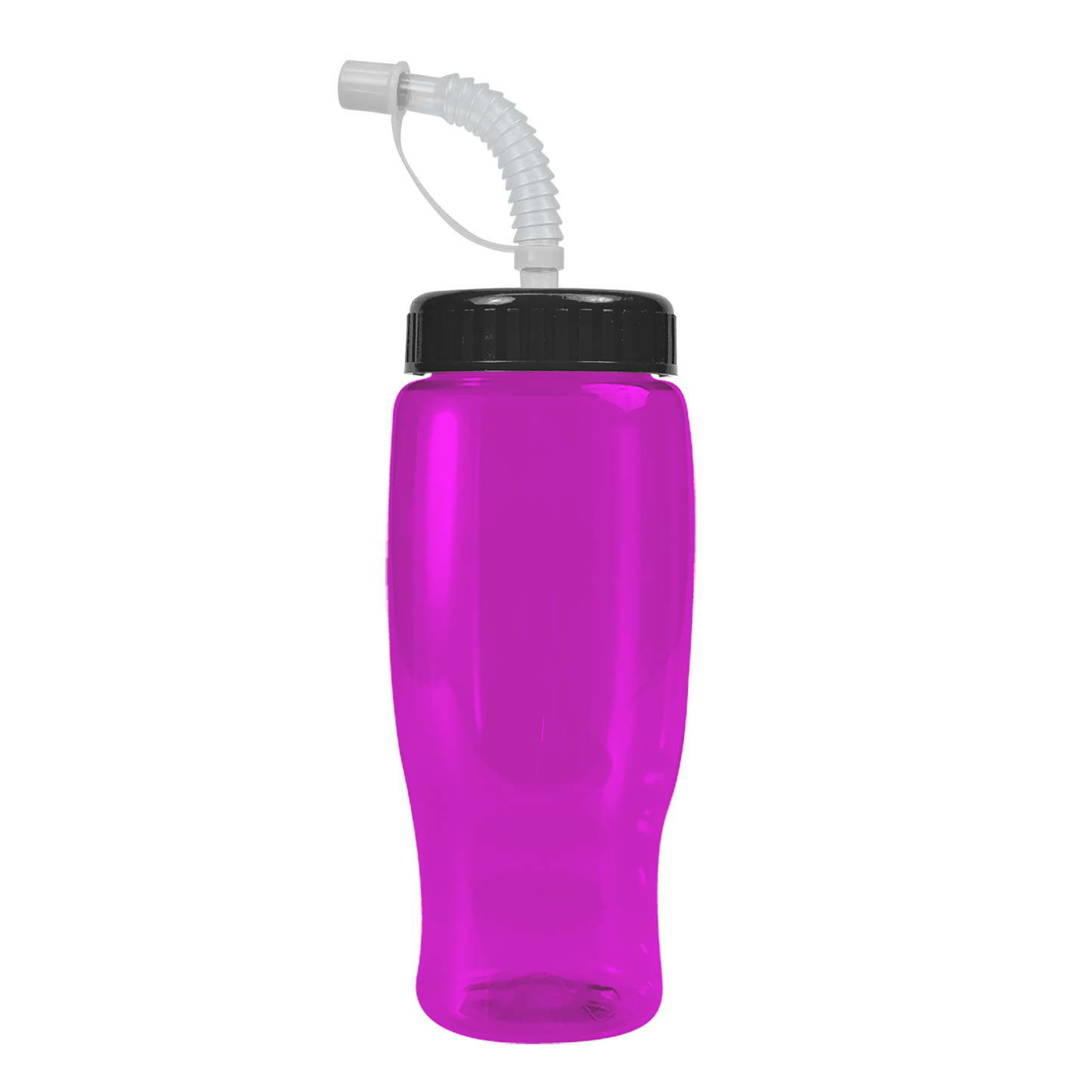 Poly+ Recycled Bottle with Straw Lid - 27 oz.