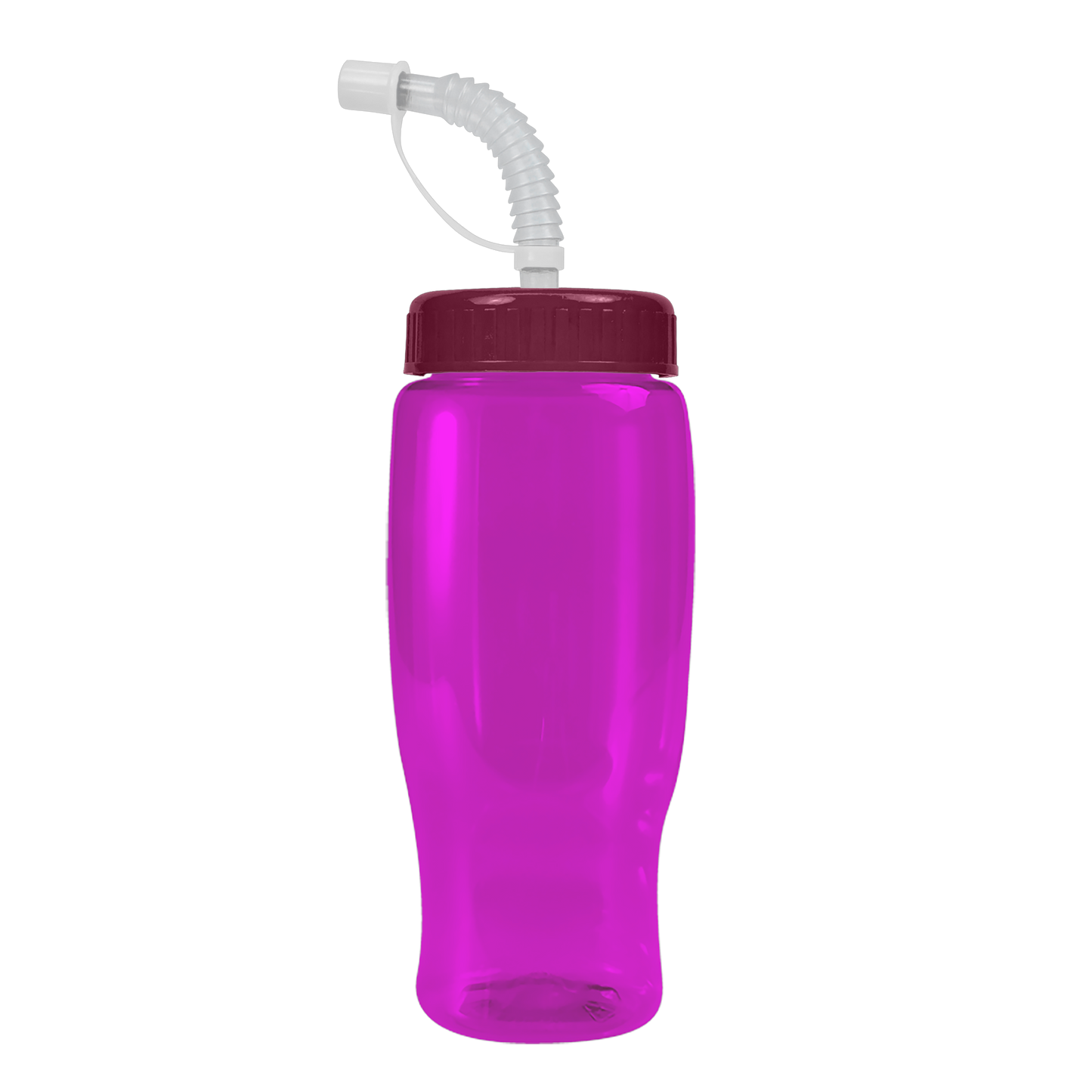 Poly+ Recycled Bottle with Straw Lid - 27 oz.