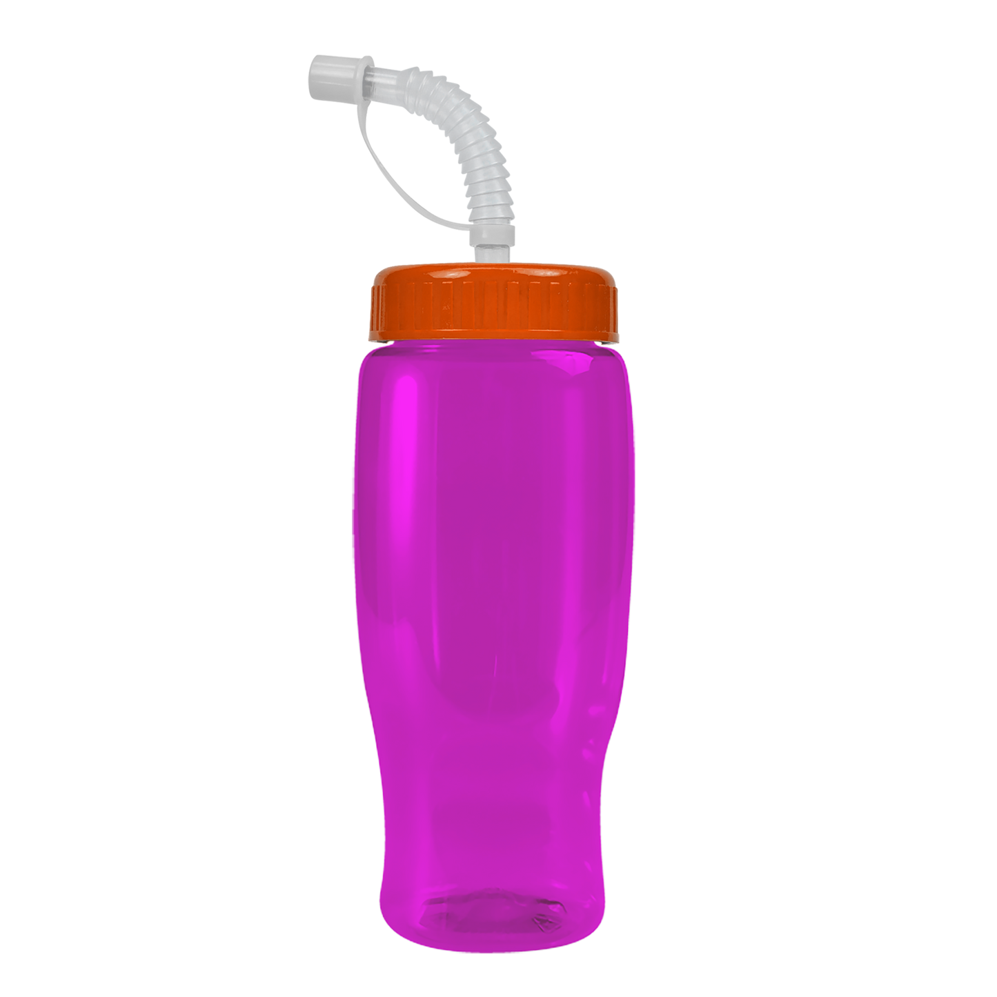 Poly+ Recycled Bottle with Straw Lid - 27 oz.