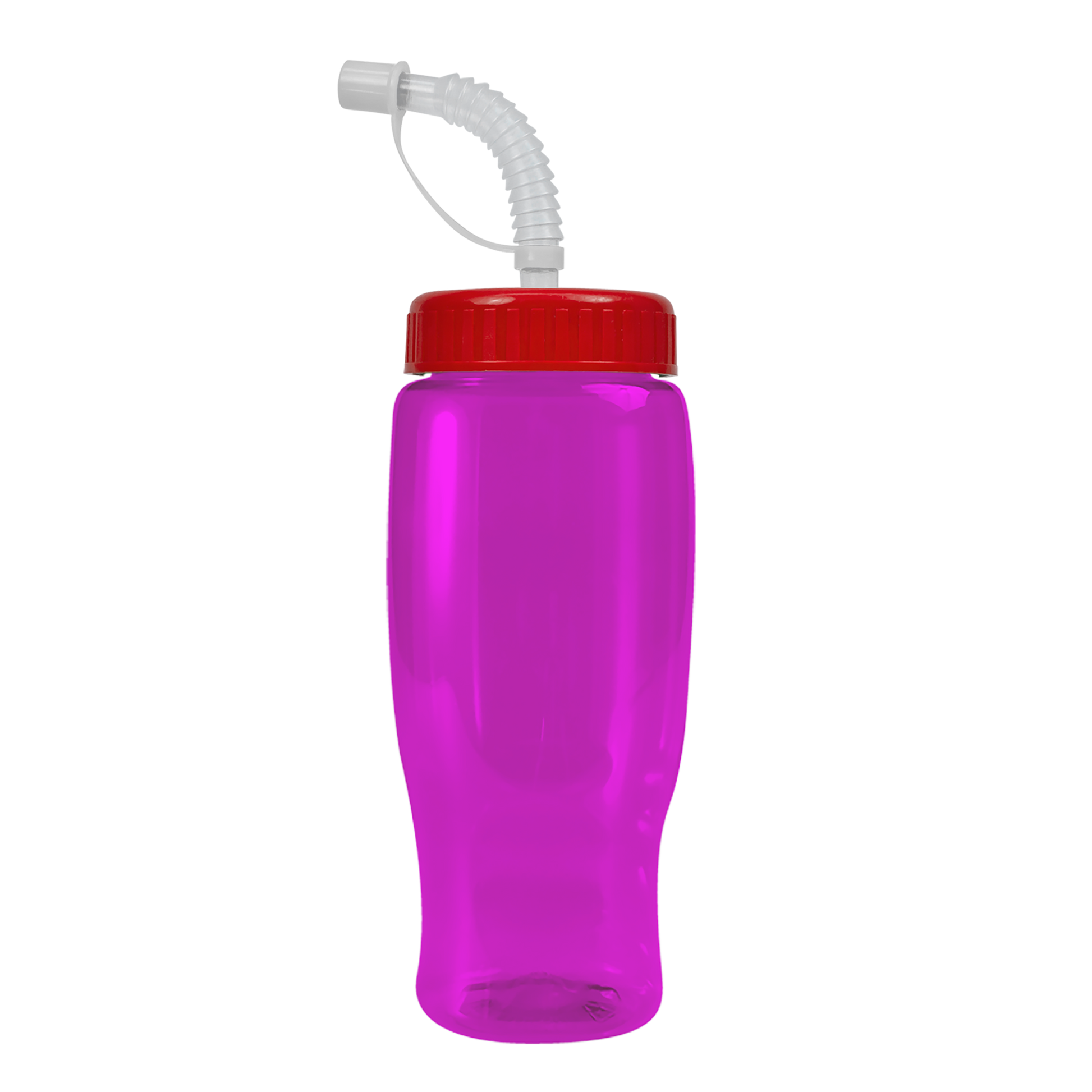 Poly+ Recycled Bottle with Straw Lid - 27 oz.