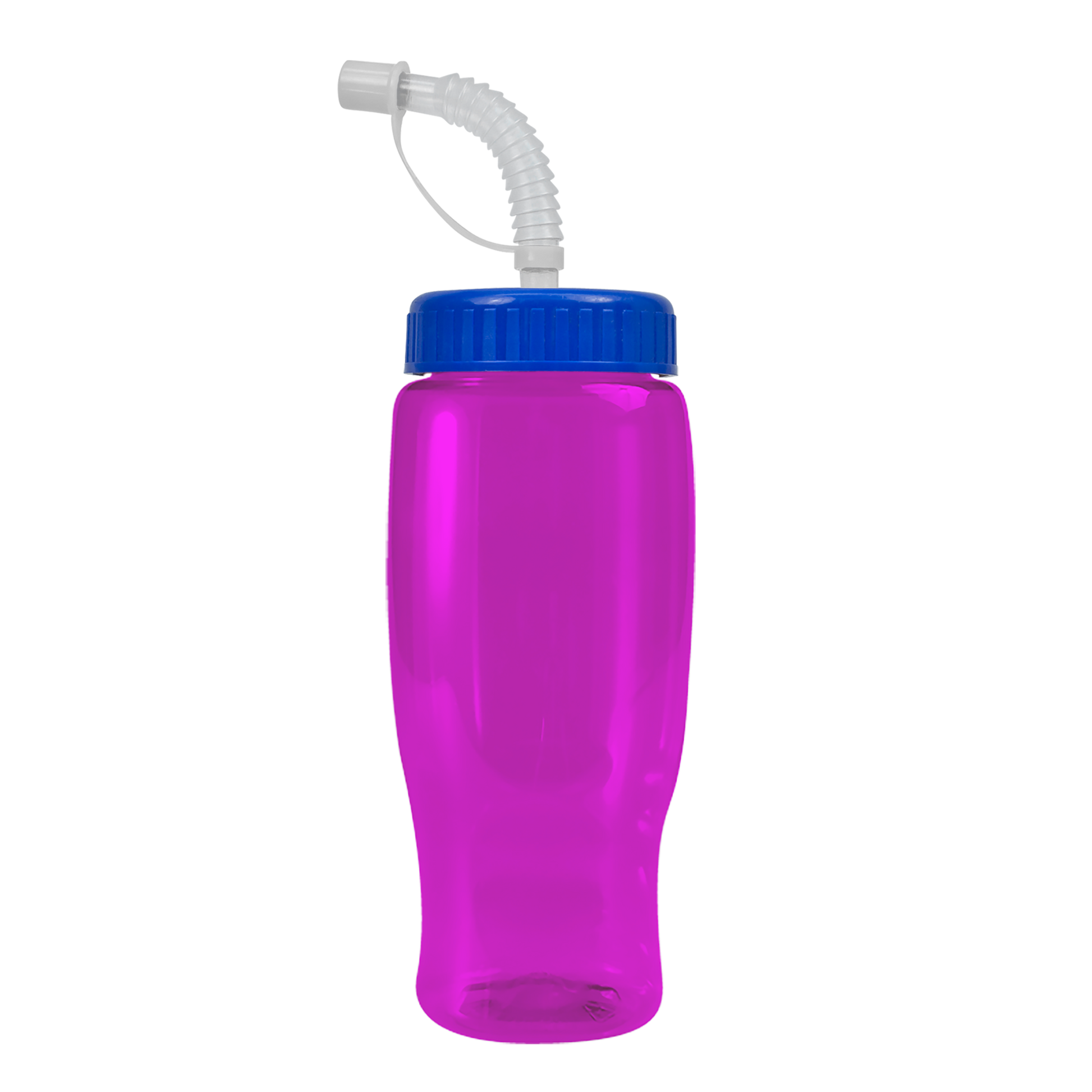 Poly+ Recycled Bottle with Straw Lid - 27 oz.