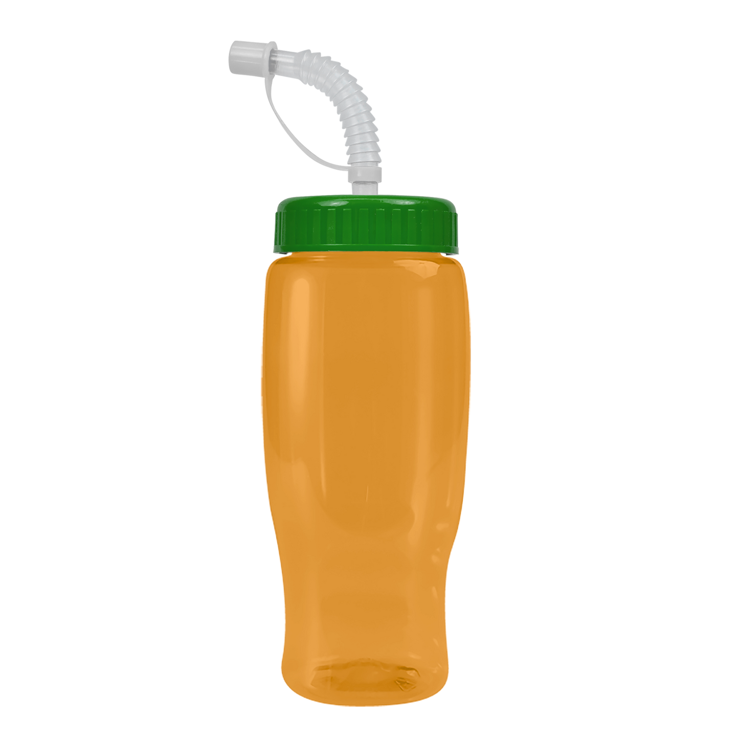Poly+ Recycled Bottle with Straw Lid - 27 oz.