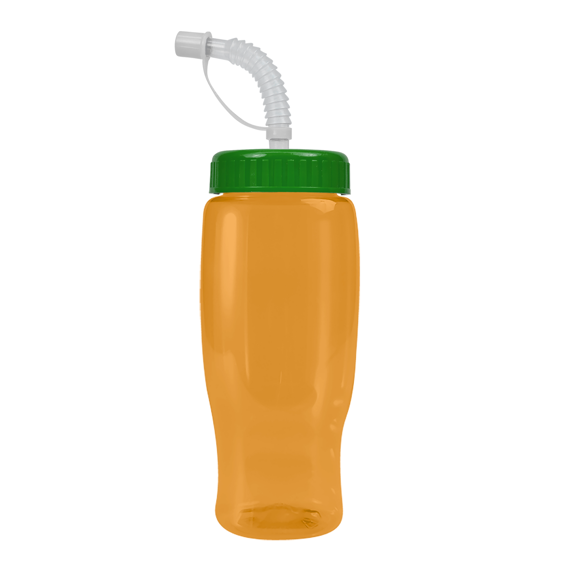 Poly+ Recycled Bottle with Straw Lid - 27 oz.