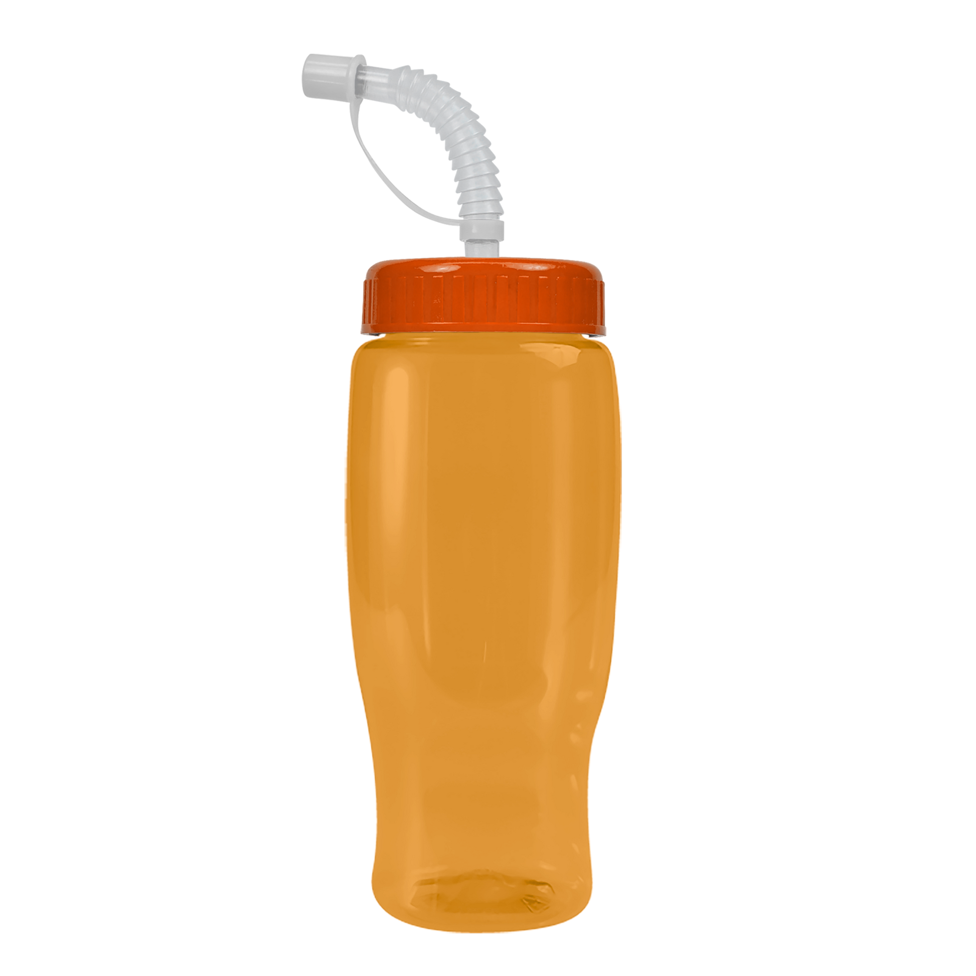 Poly+ Recycled Bottle with Straw Lid - 27 oz.