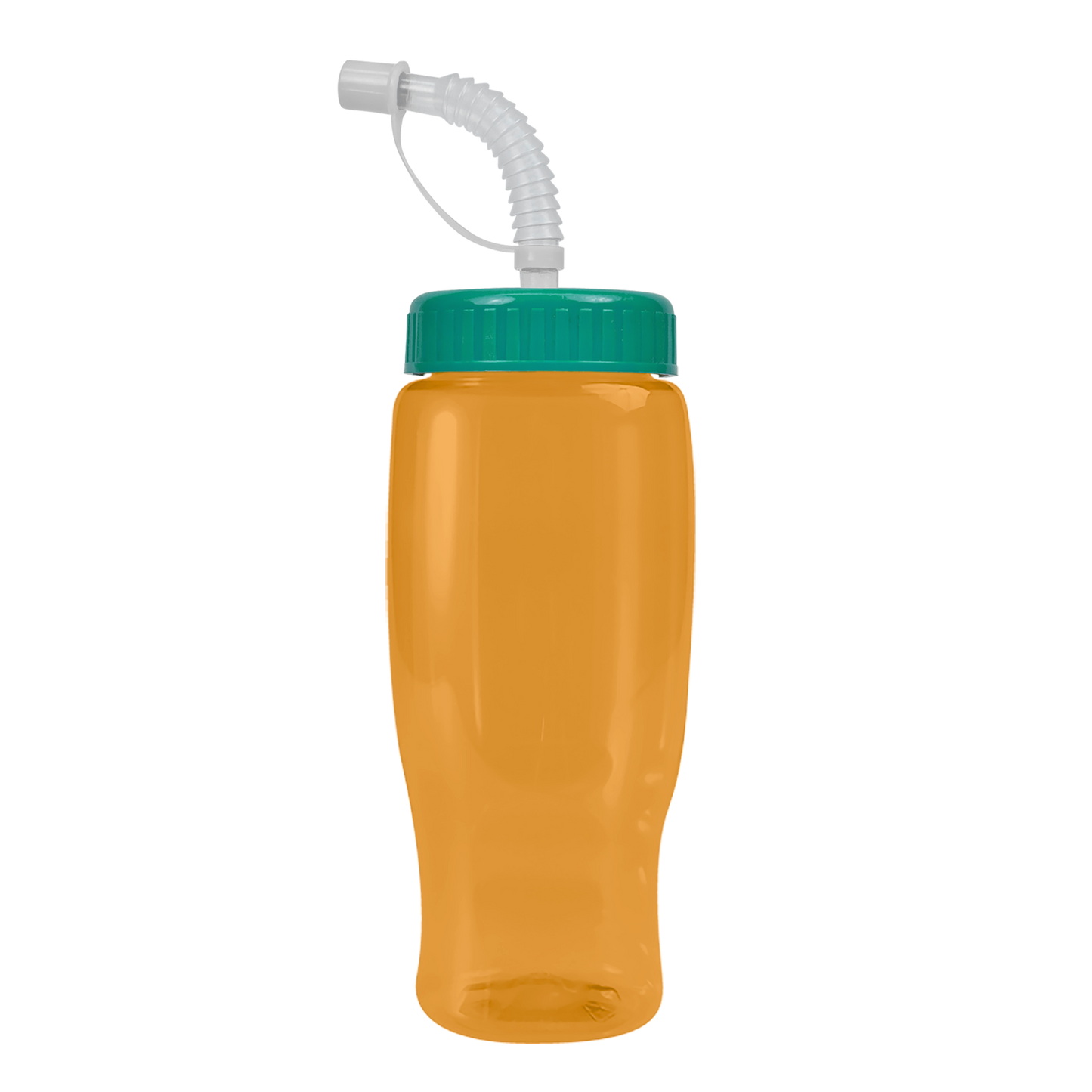 Poly+ Recycled Bottle with Straw Lid - 27 oz.