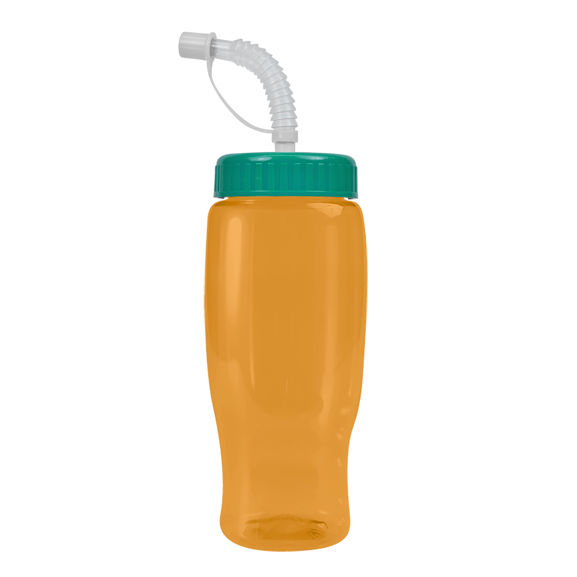 Poly+ Recycled Bottle with Straw Lid - 27 oz.