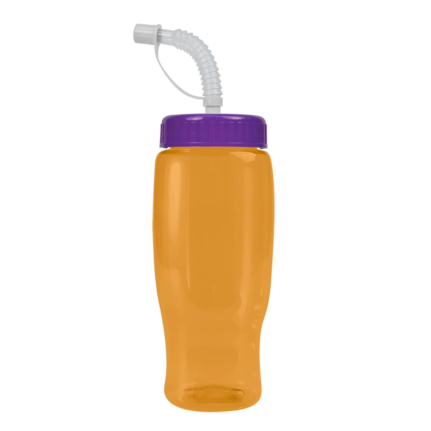 Poly+ Recycled Bottle with Straw Lid - 27 oz.