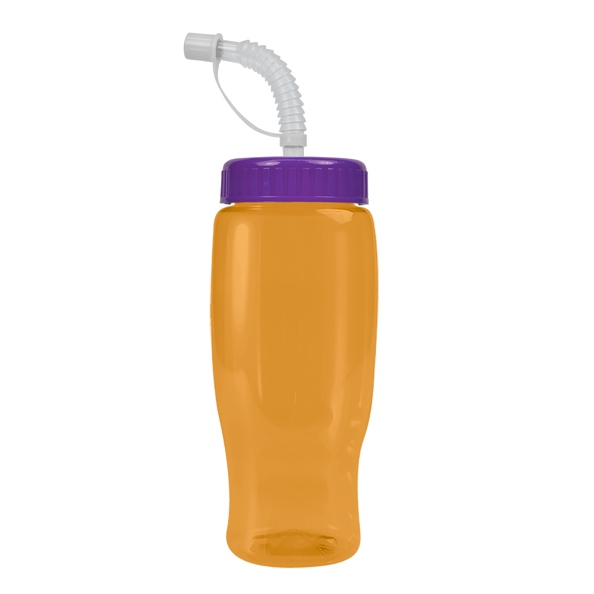 Poly+ Recycled Bottle with Straw Lid - 27 oz.