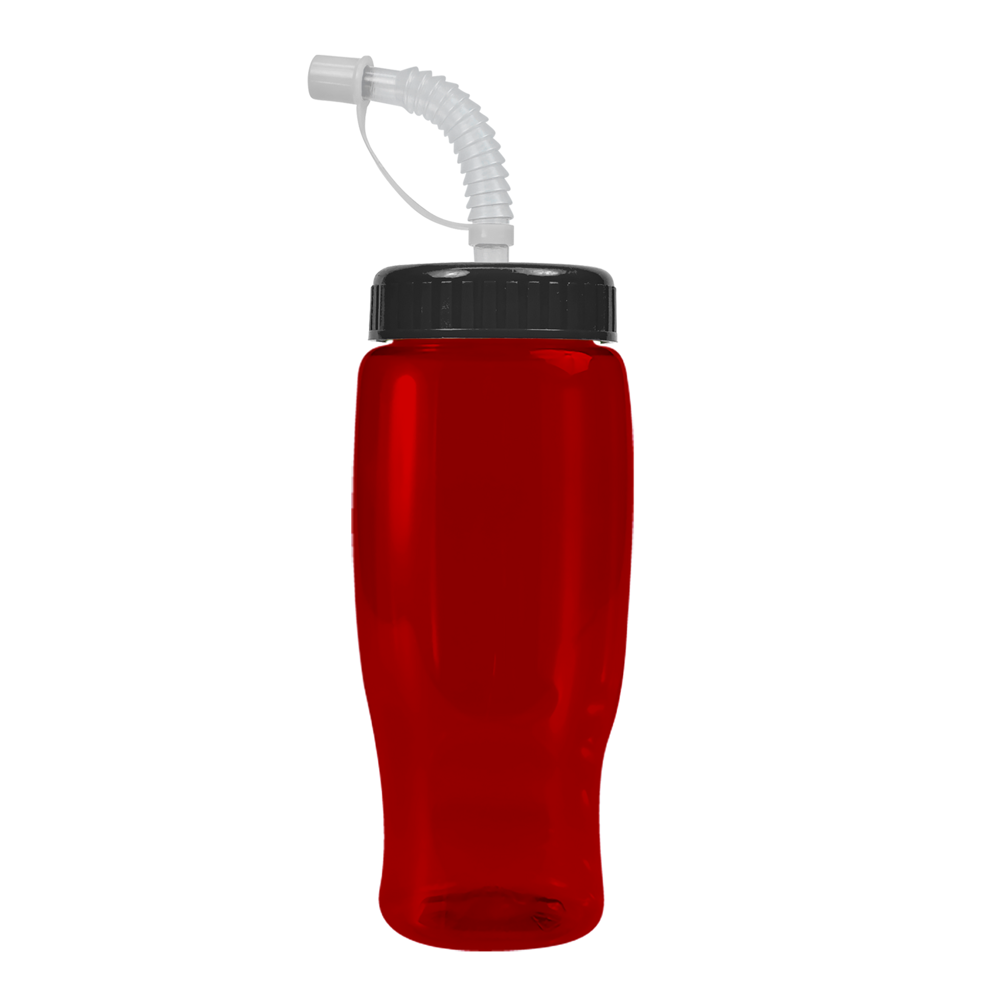 Poly+ Recycled Bottle with Straw Lid - 27 oz.