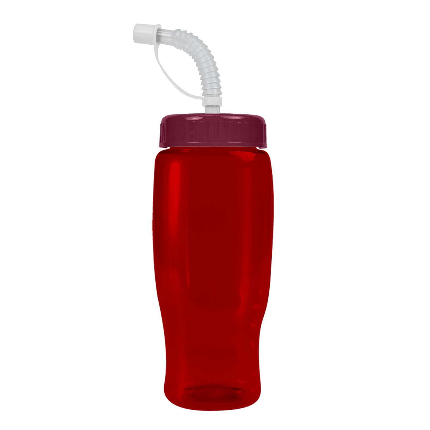 Poly+ Recycled Bottle with Straw Lid - 27 oz.