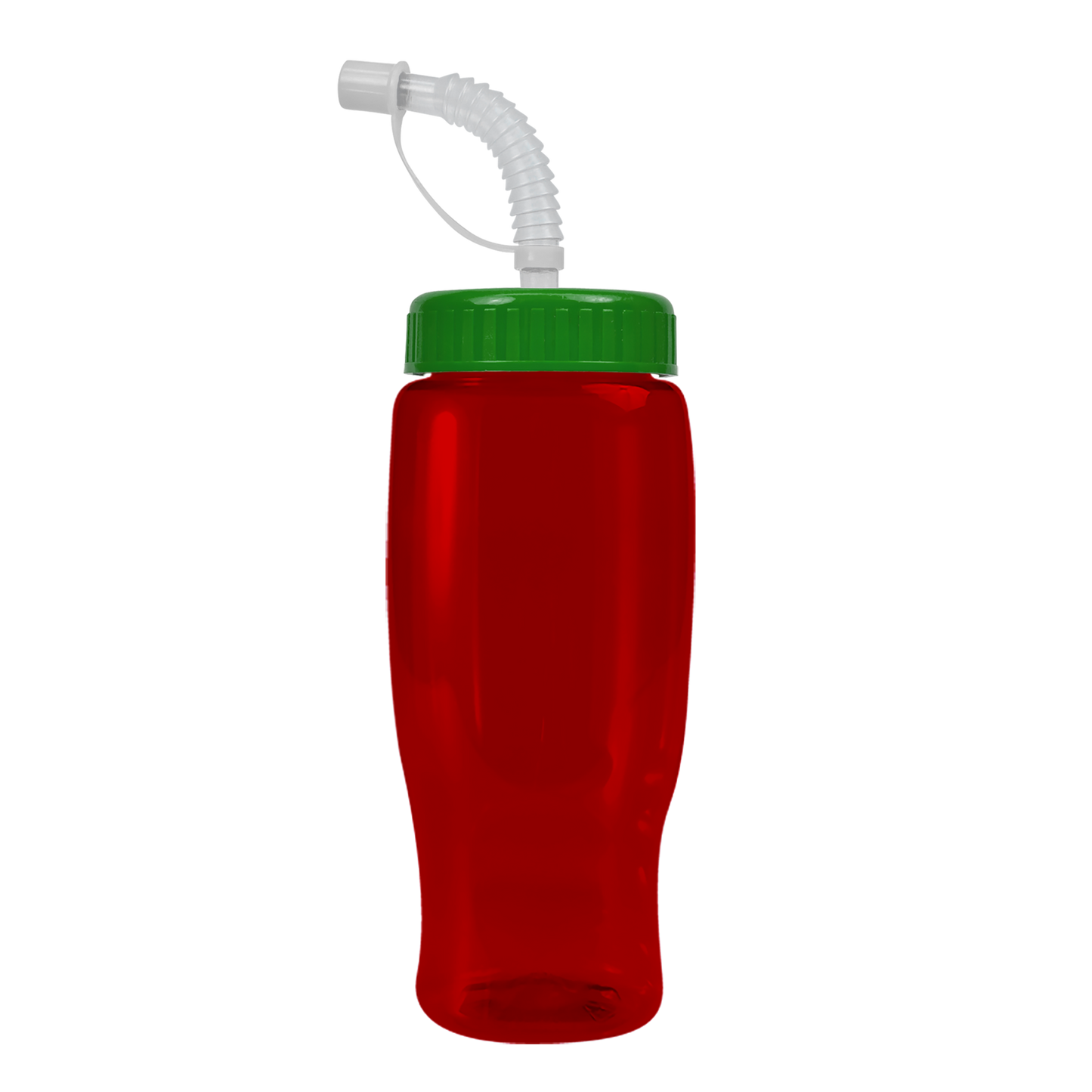 Poly+ Recycled Bottle with Straw Lid - 27 oz.