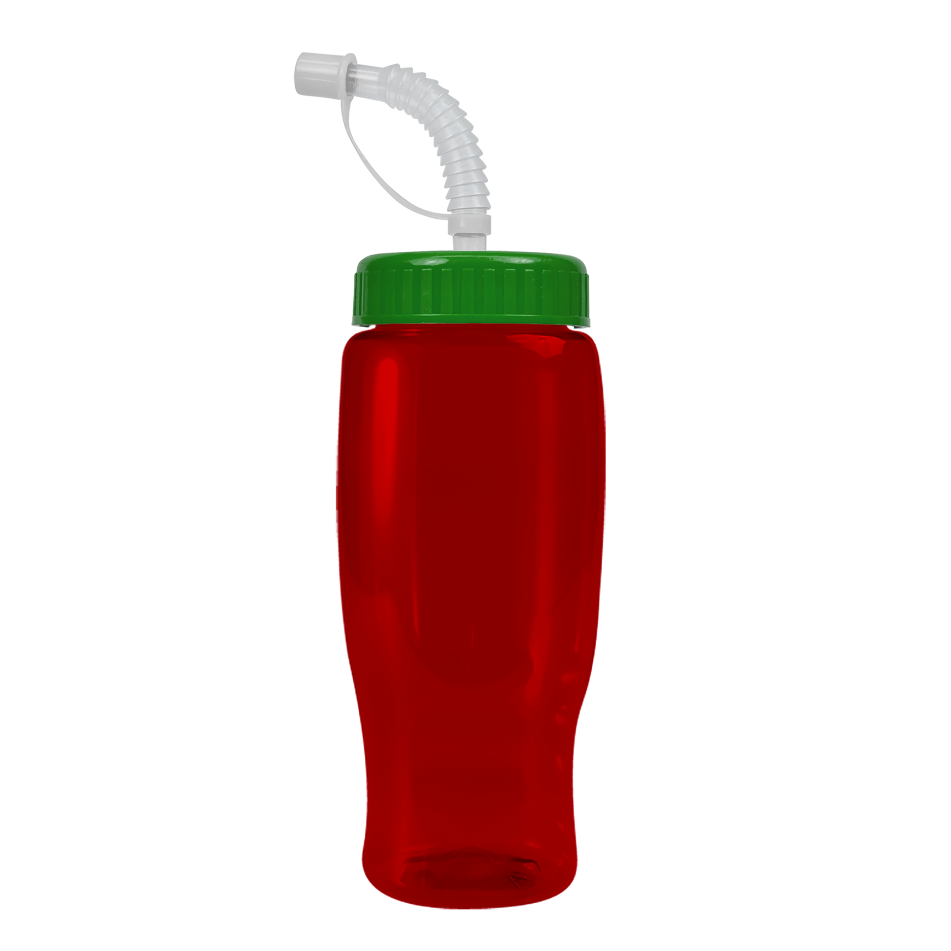 Poly+ Recycled Bottle with Straw Lid - 27 oz.