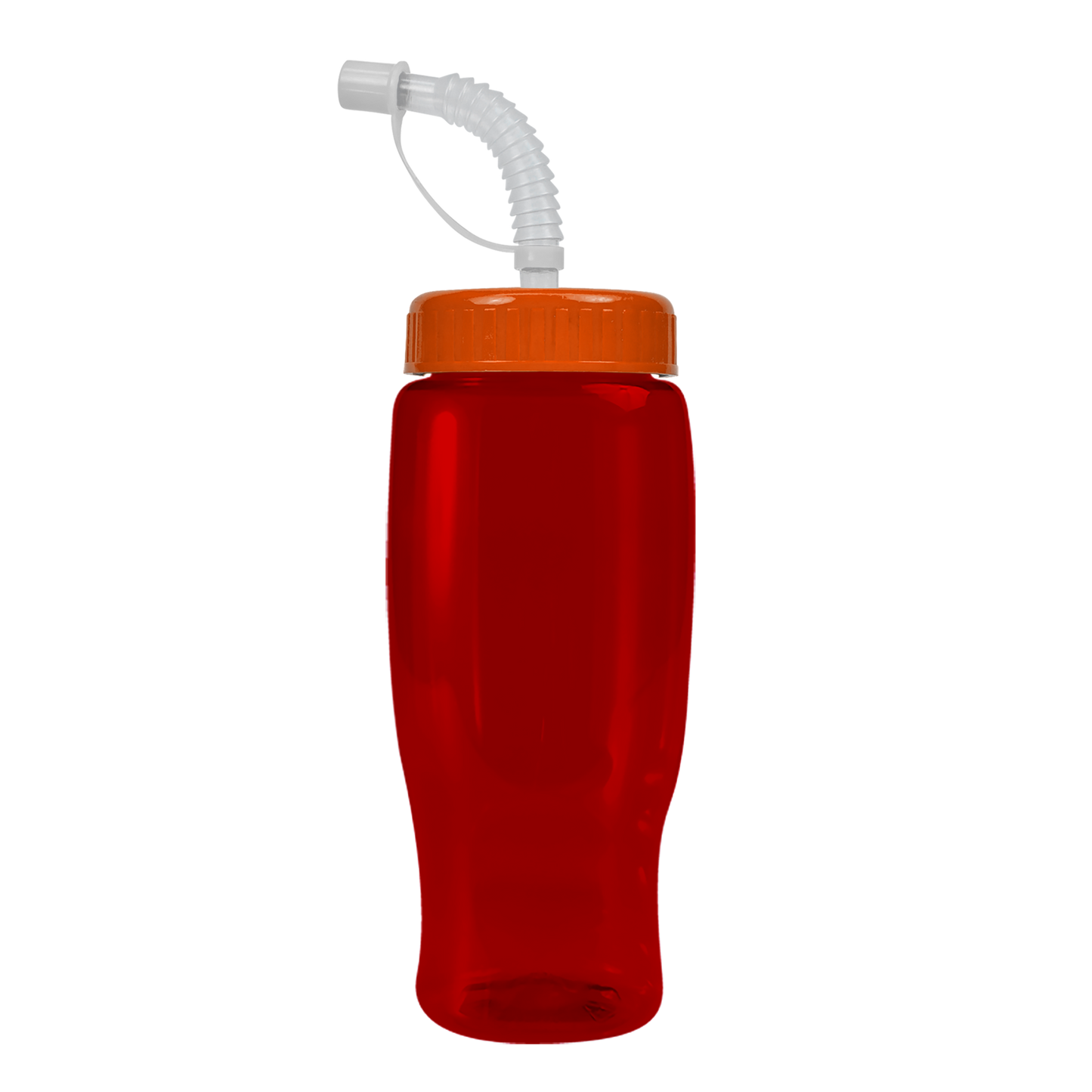 Poly+ Recycled Bottle with Straw Lid - 27 oz.