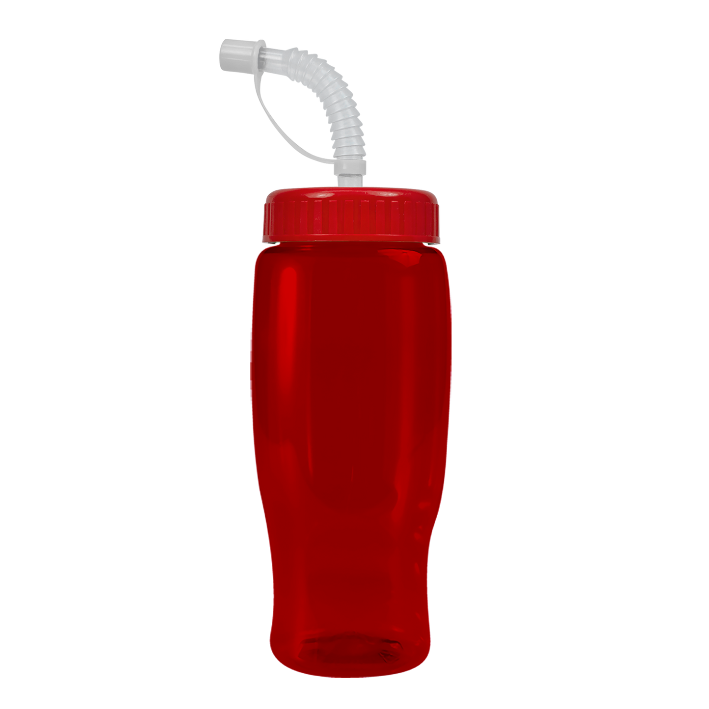 Poly+ Recycled Bottle with Straw Lid - 27 oz.