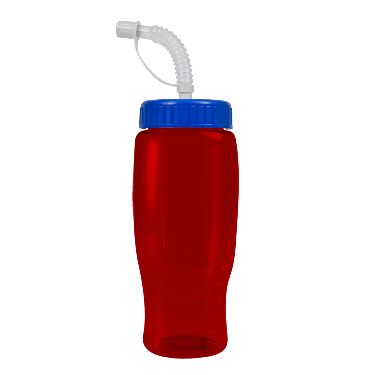 Poly+ Recycled Bottle with Straw Lid - 27 oz.