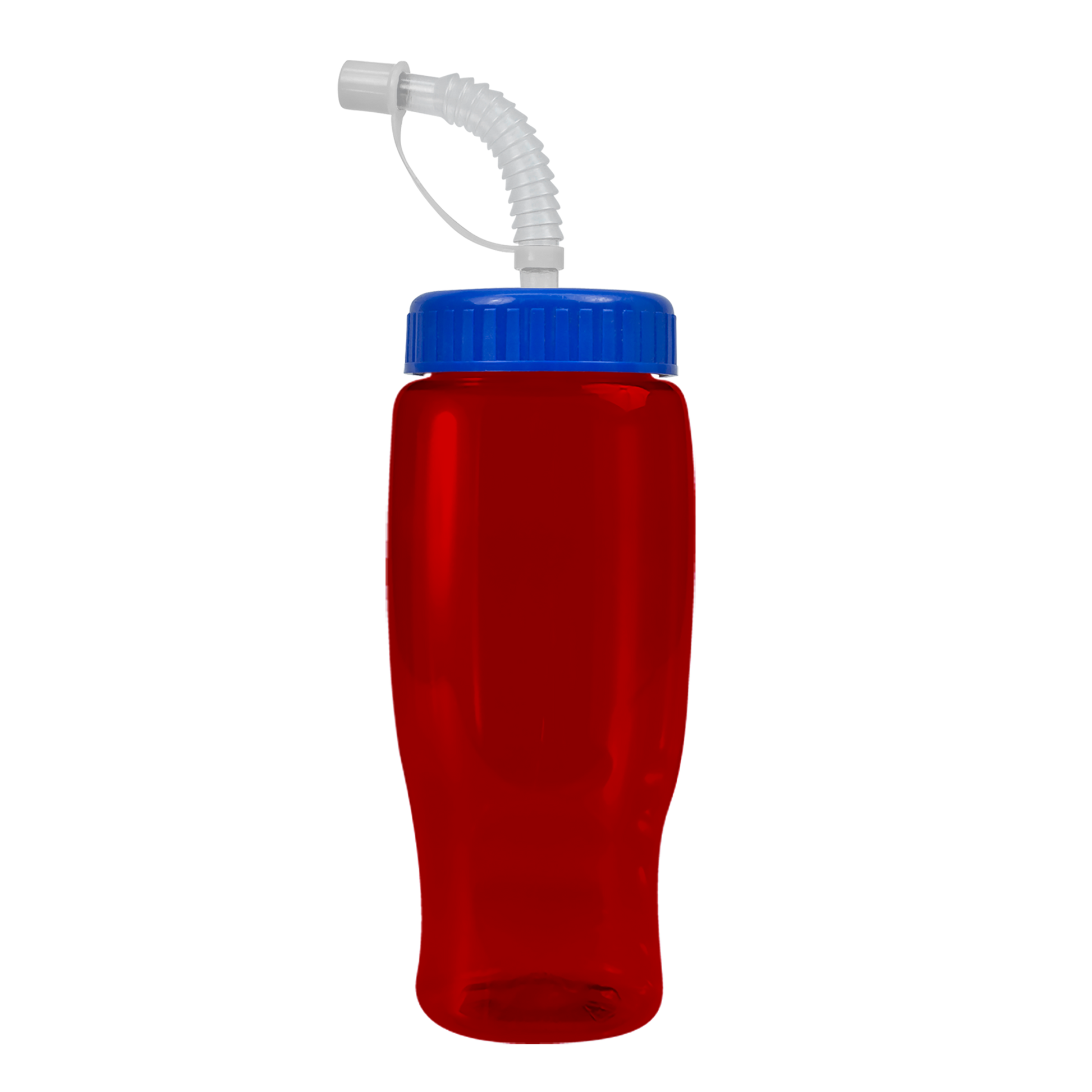 Poly+ Recycled Bottle with Straw Lid - 27 oz.
