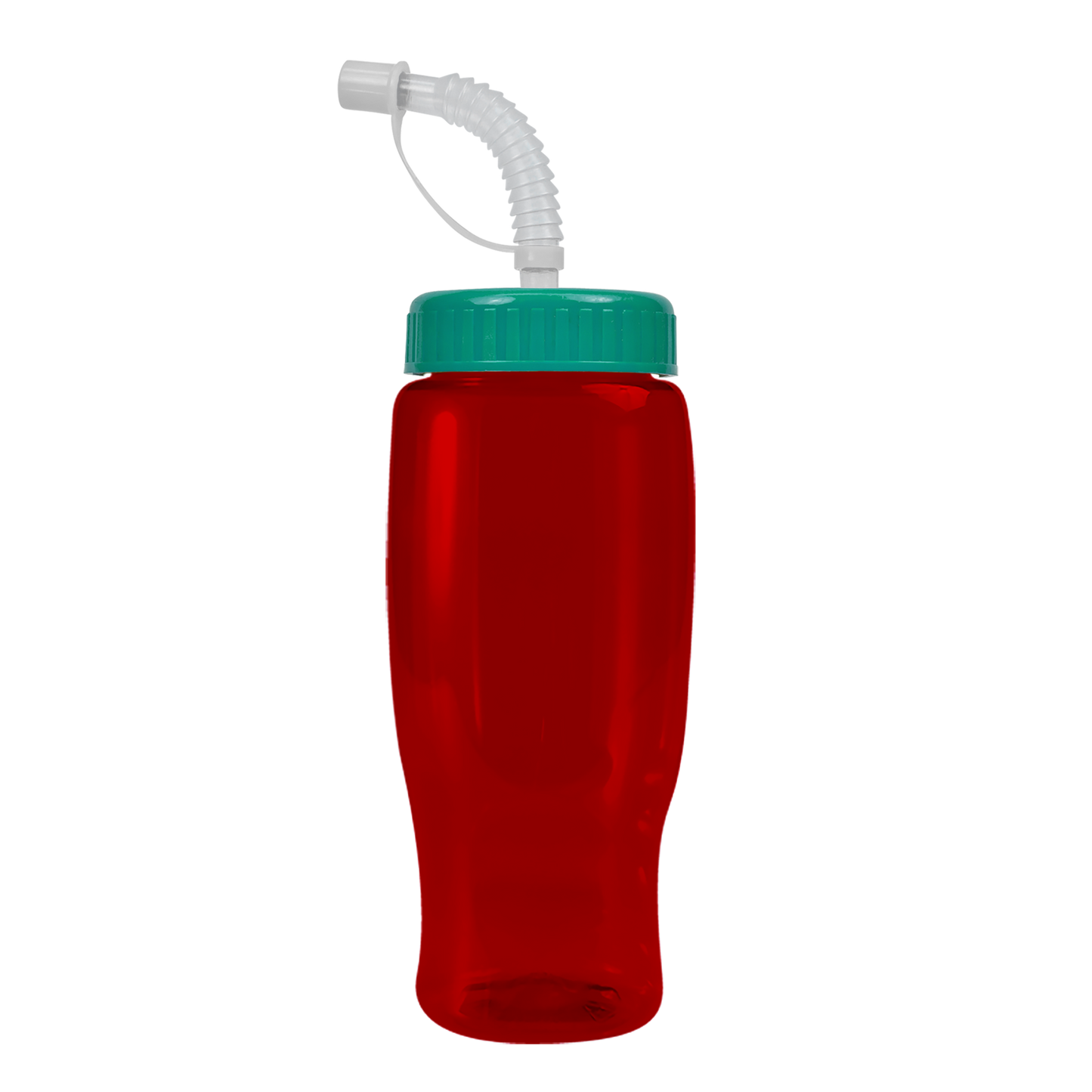 Poly+ Recycled Bottle with Straw Lid - 27 oz.