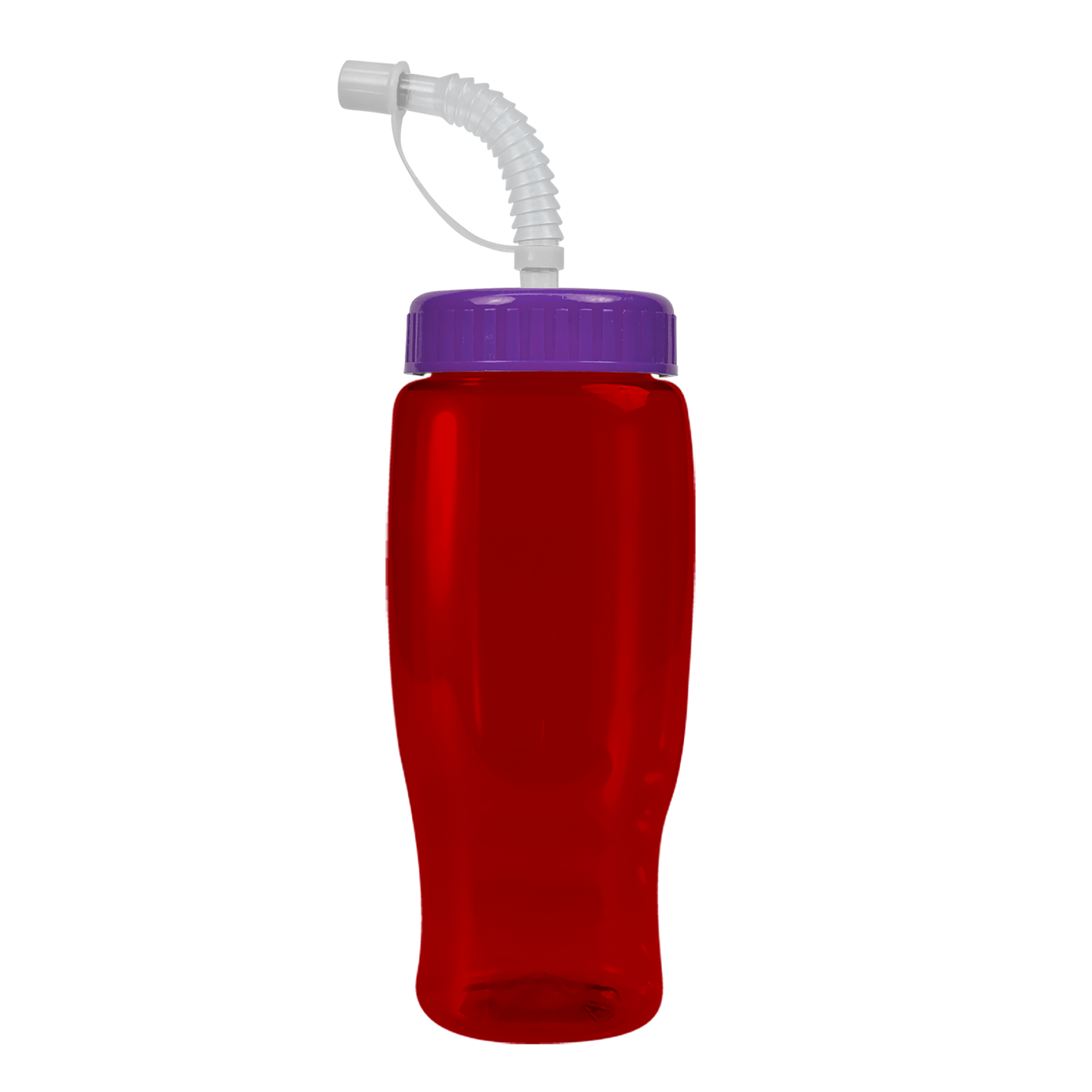 Poly+ Recycled Bottle with Straw Lid - 27 oz.