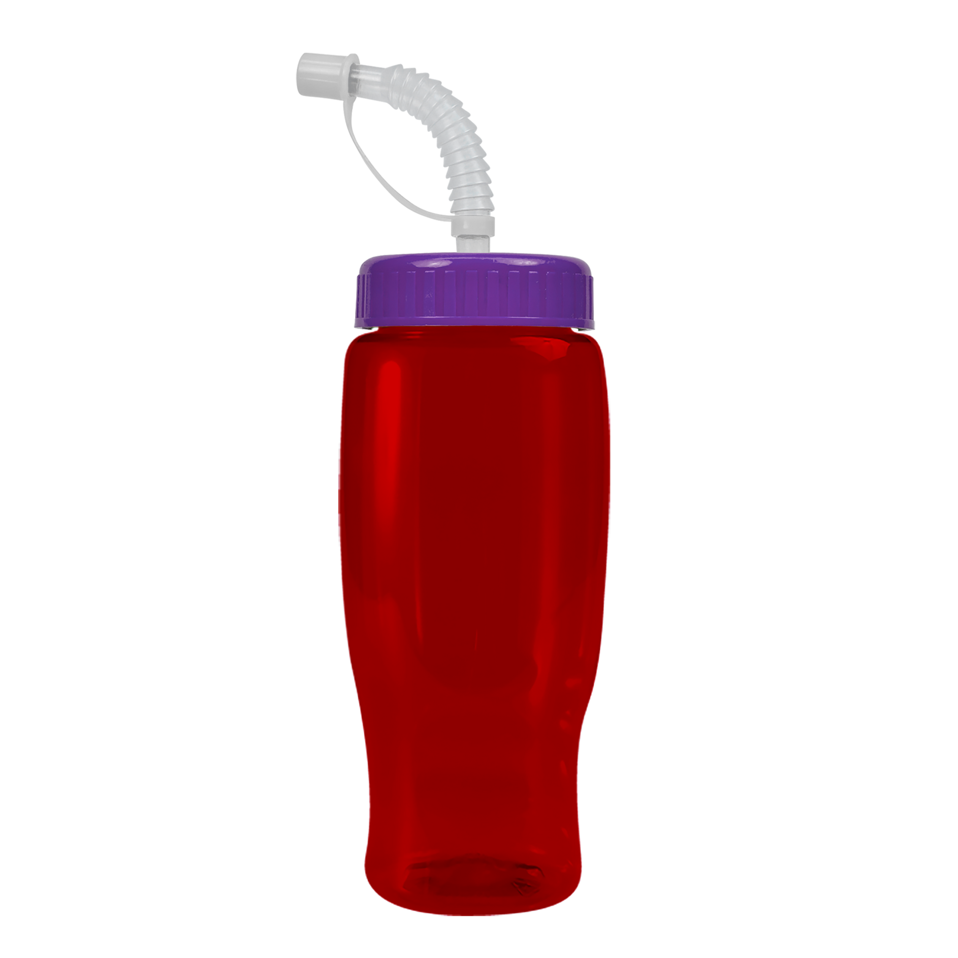 Poly+ Recycled Bottle with Straw Lid - 27 oz.