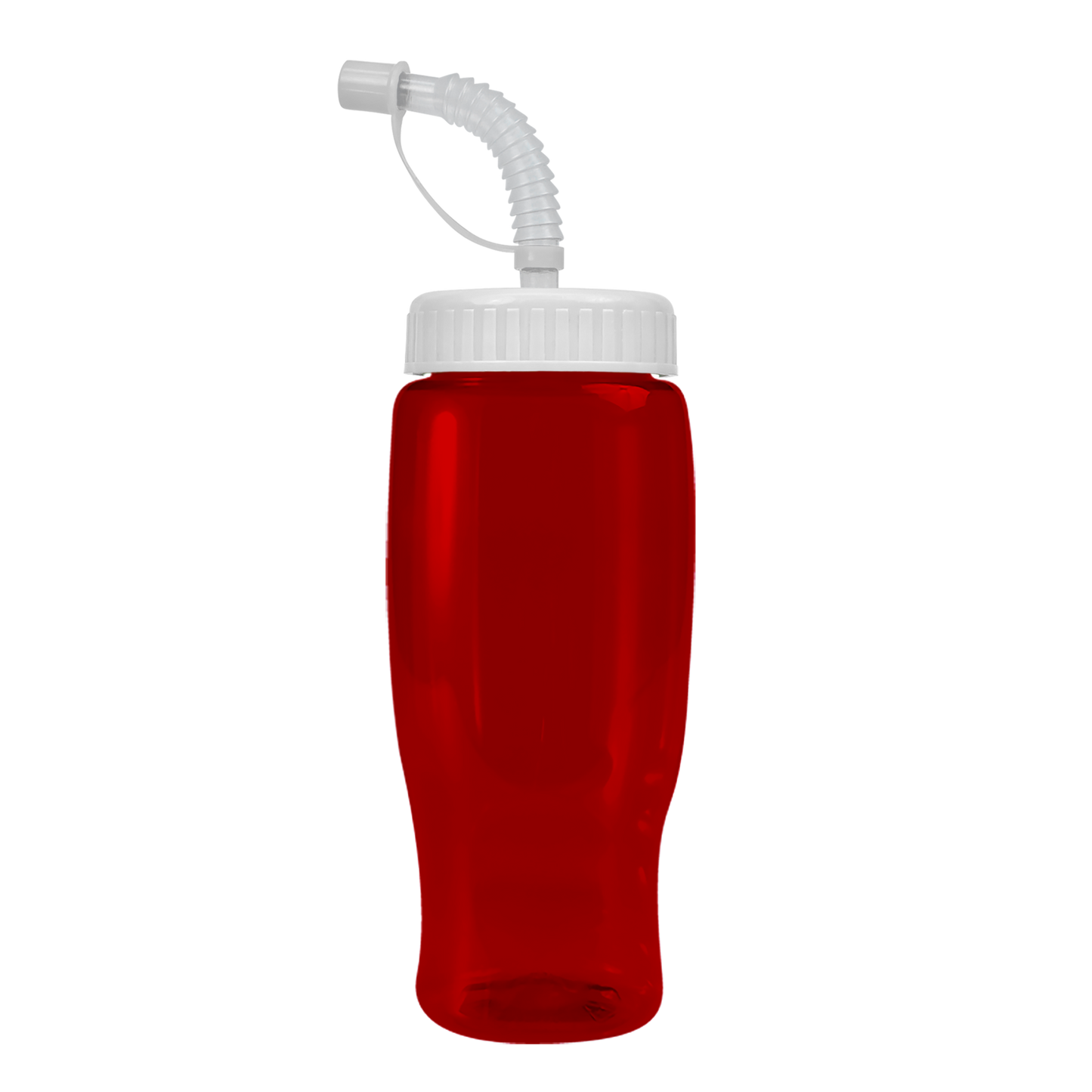 Poly+ Recycled Bottle with Straw Lid - 27 oz.
