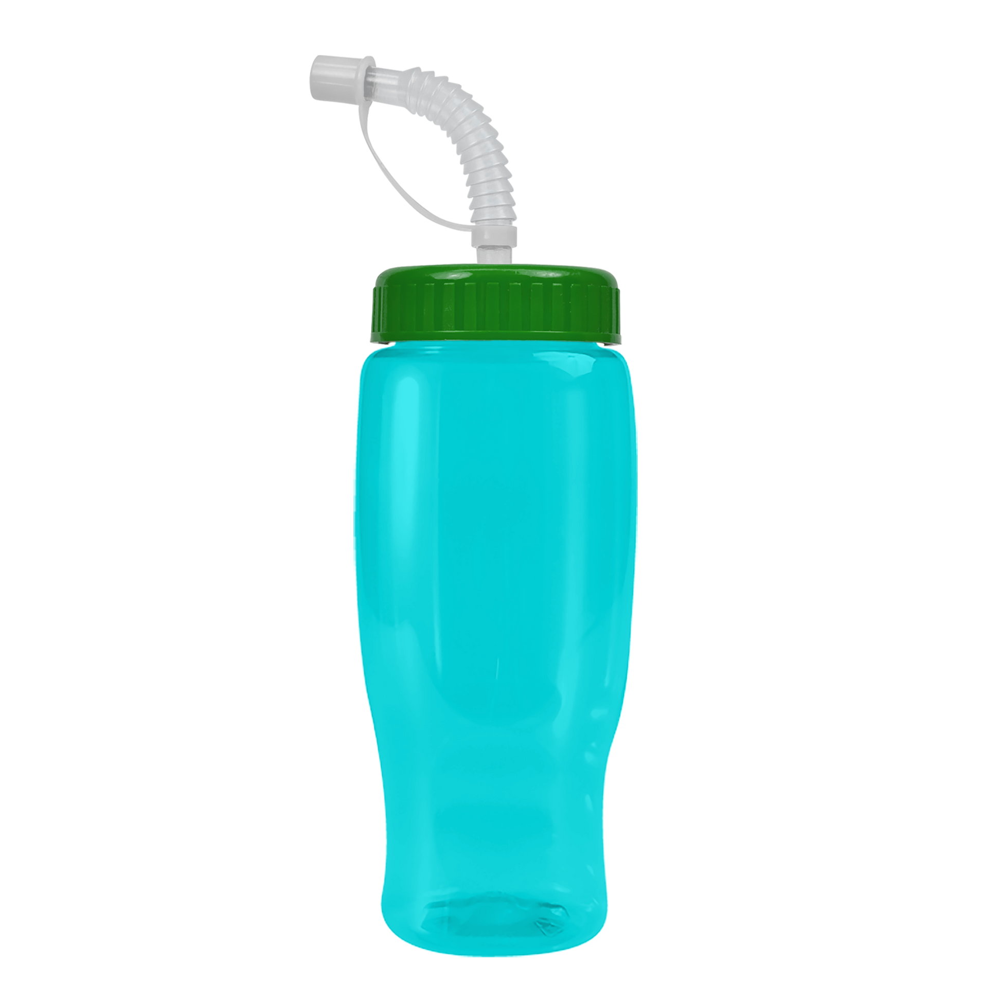 Poly+ Recycled Bottle with Straw Lid - 27 oz.